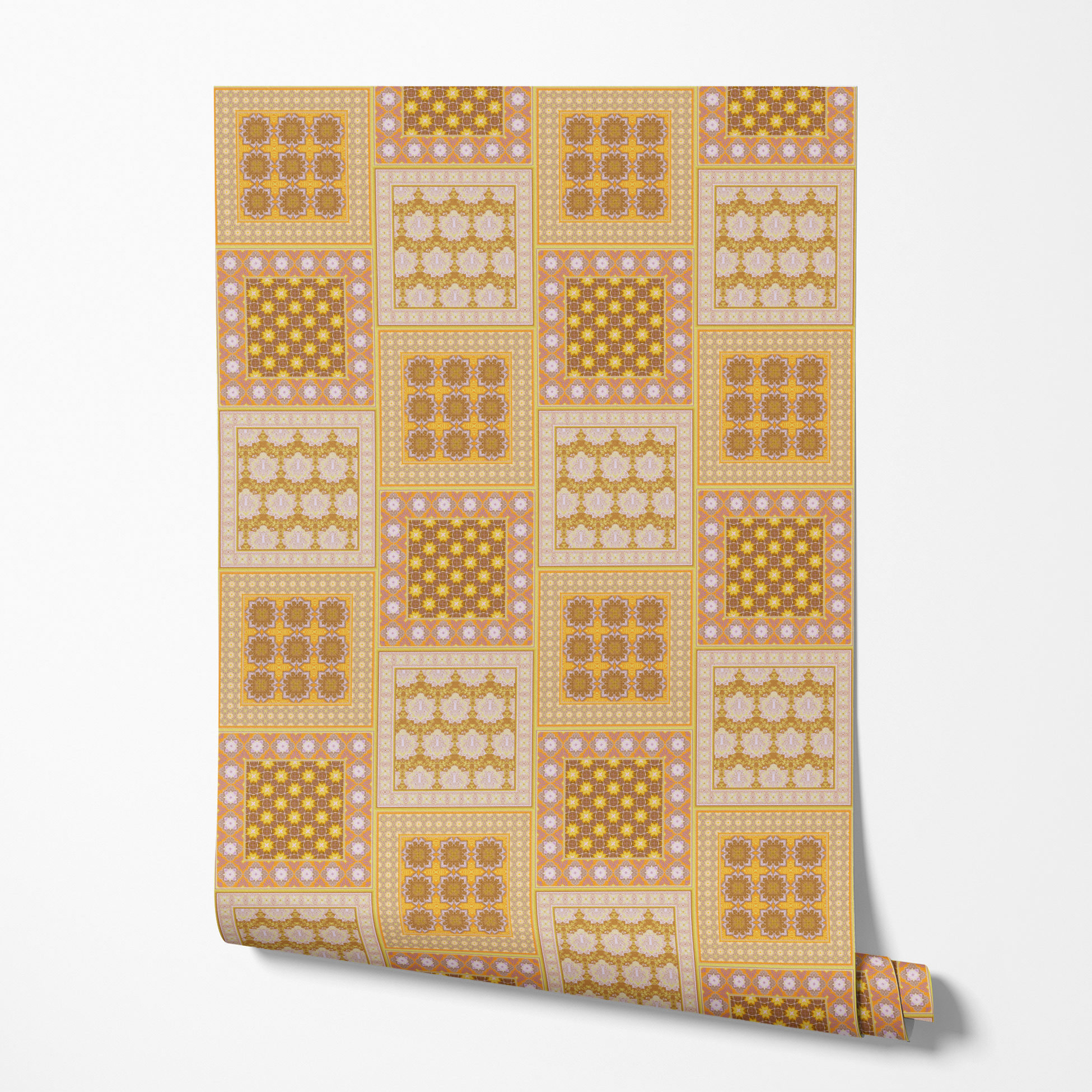 wallpaper roll mockup