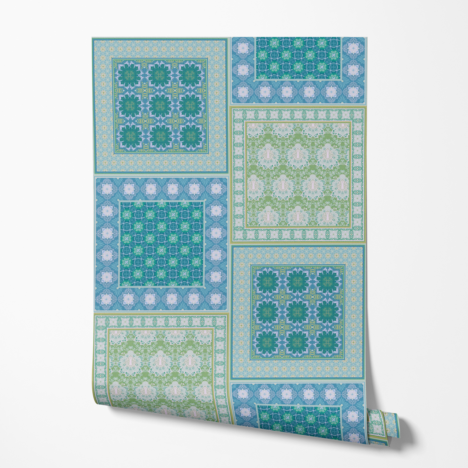 wallpaper roll mockup