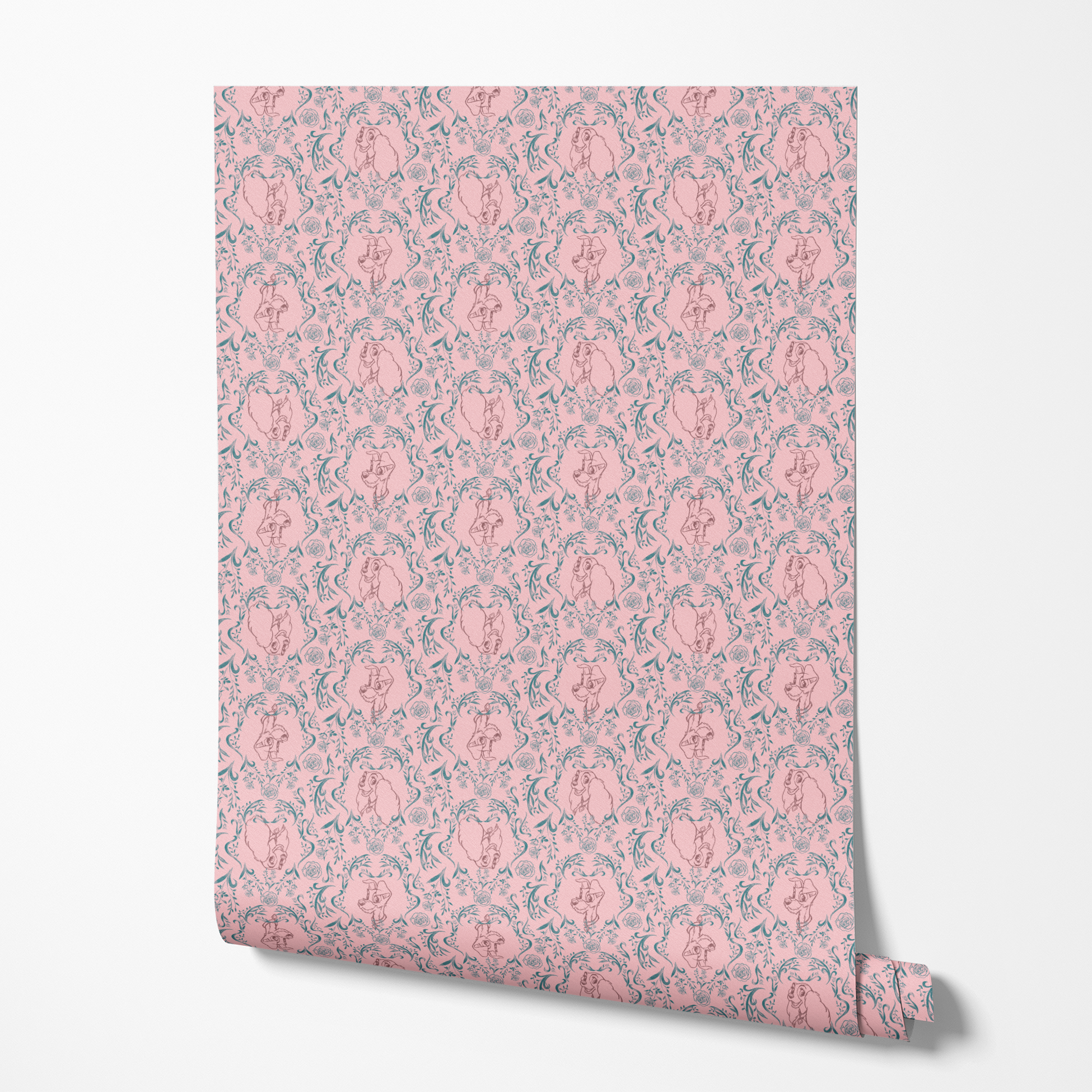 wallpaper roll mockup