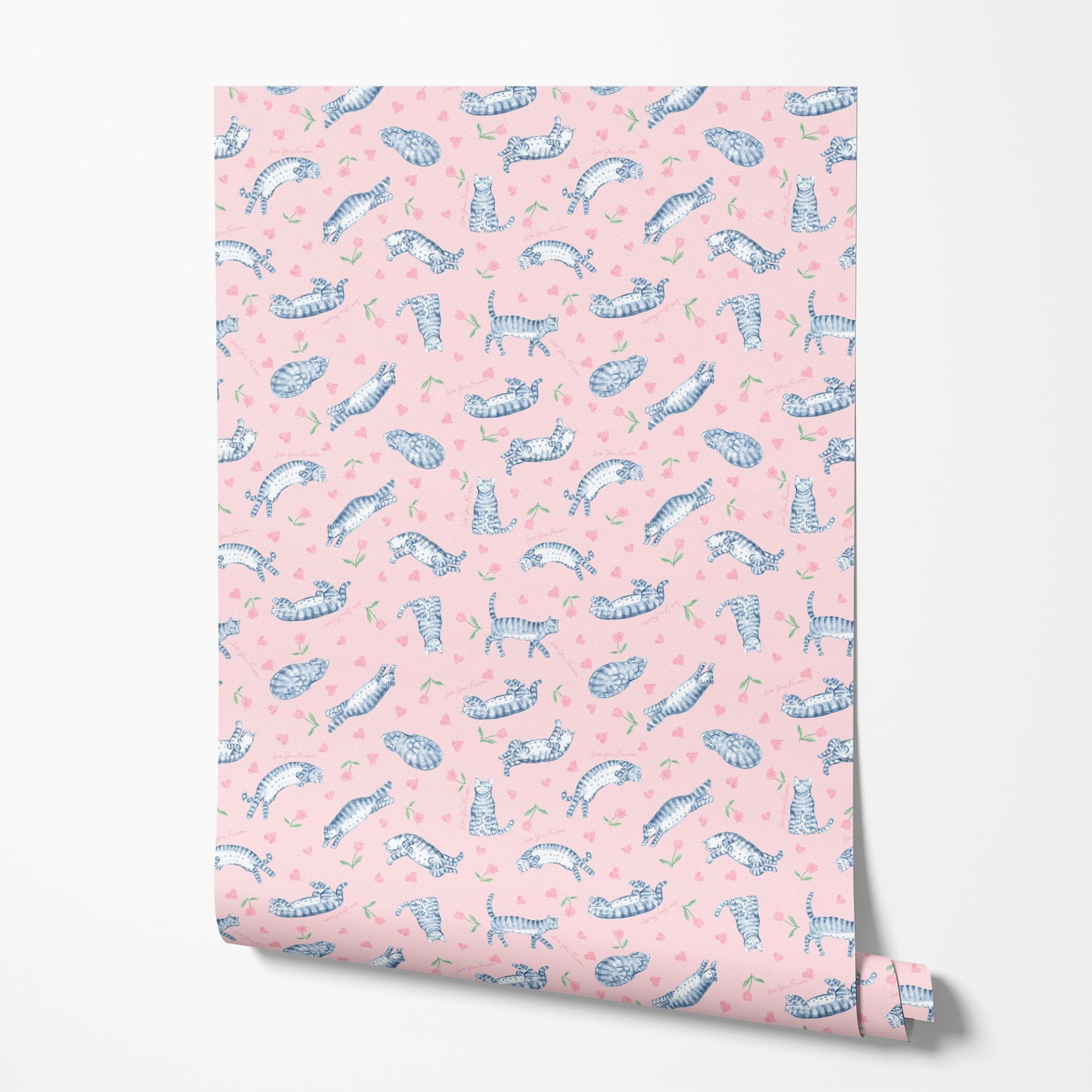 wallpaper roll mockup