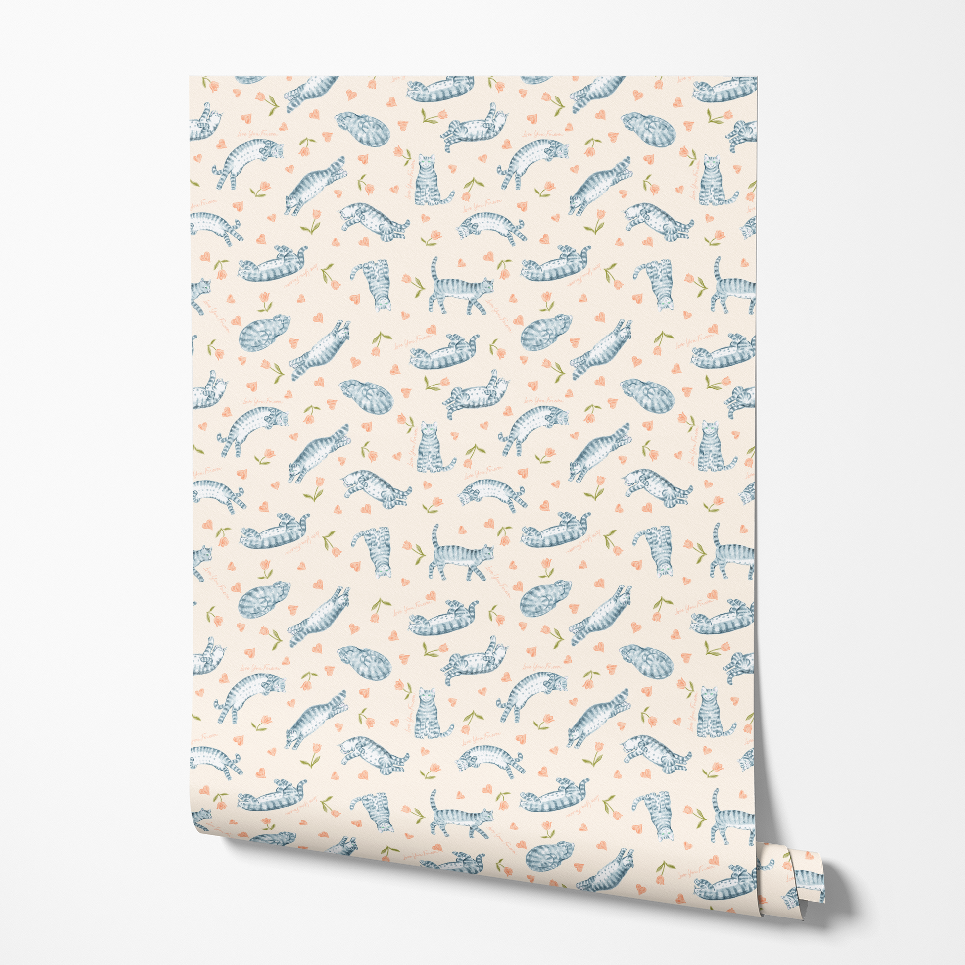 wallpaper roll mockup