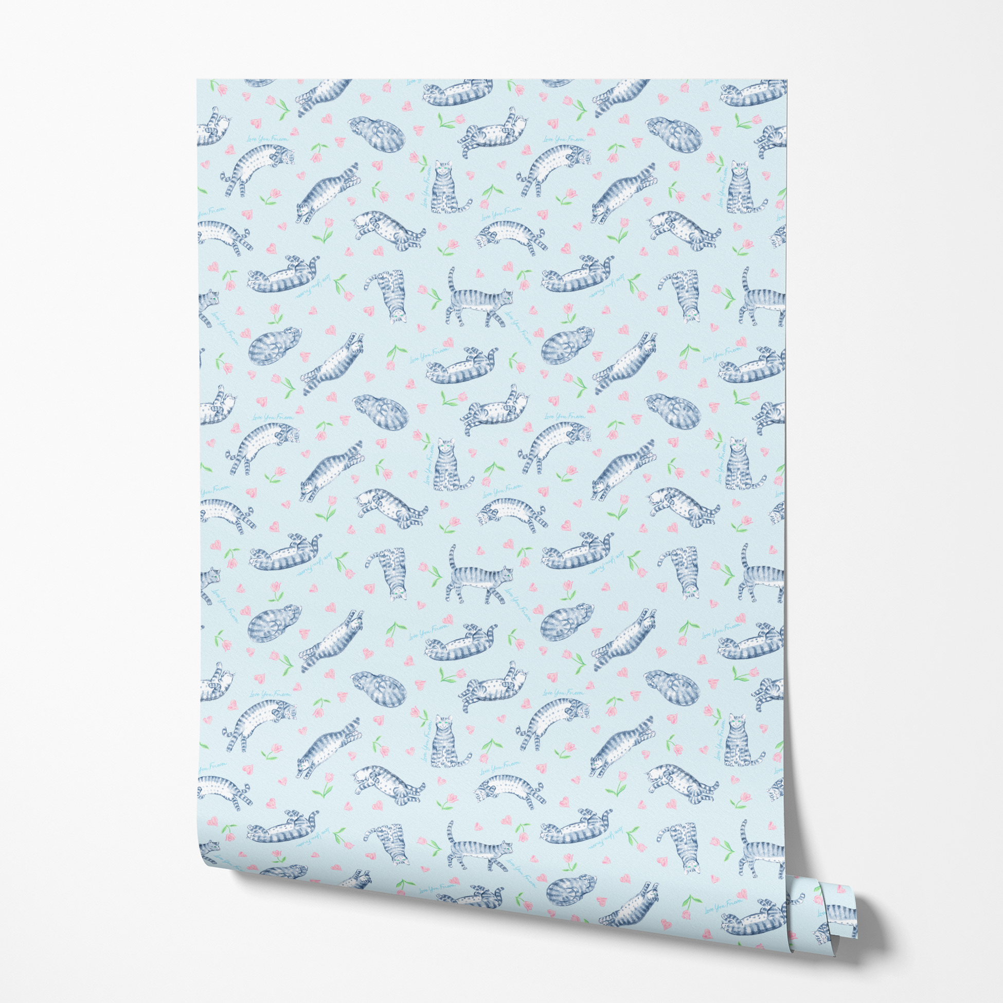 wallpaper roll mockup