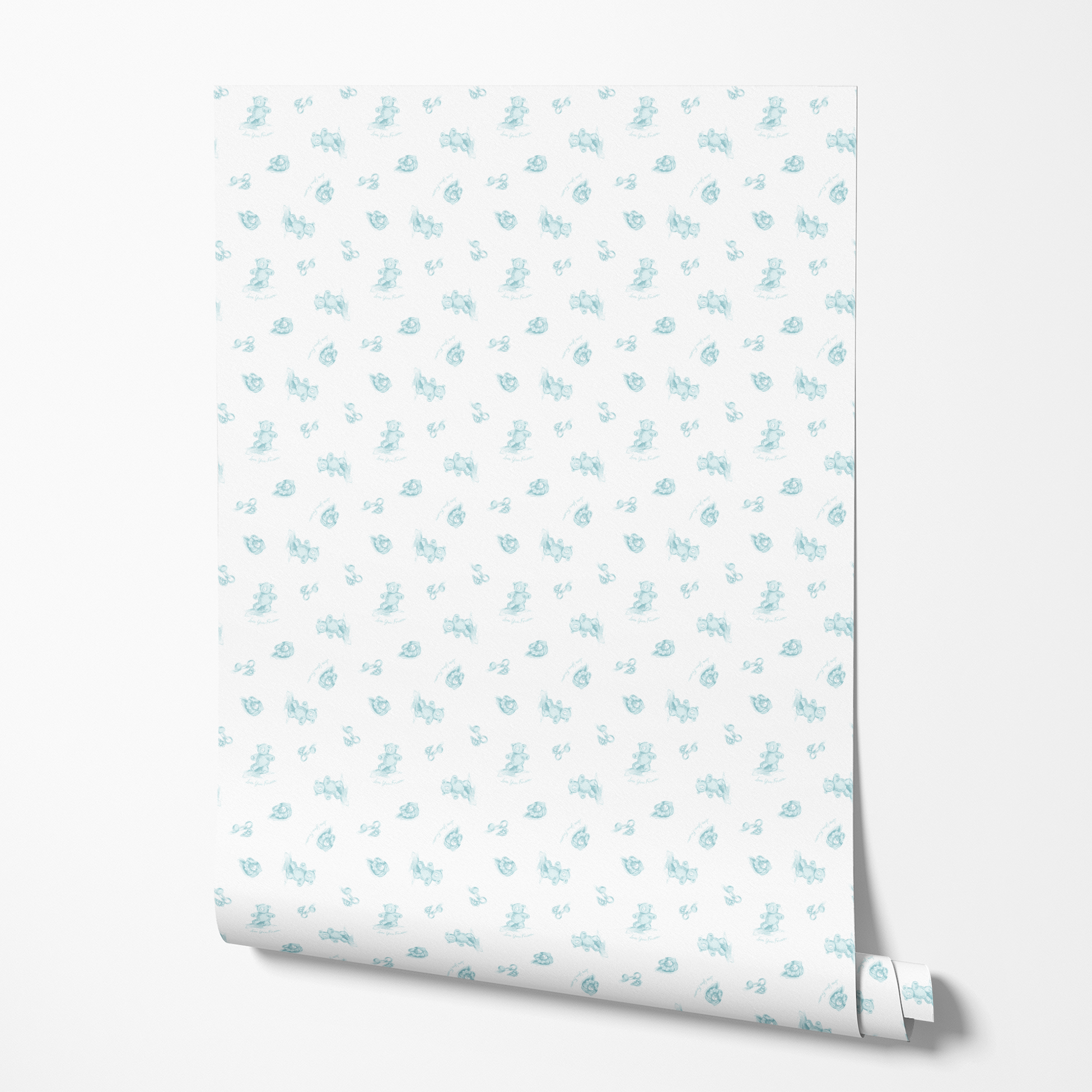 wallpaper roll mockup