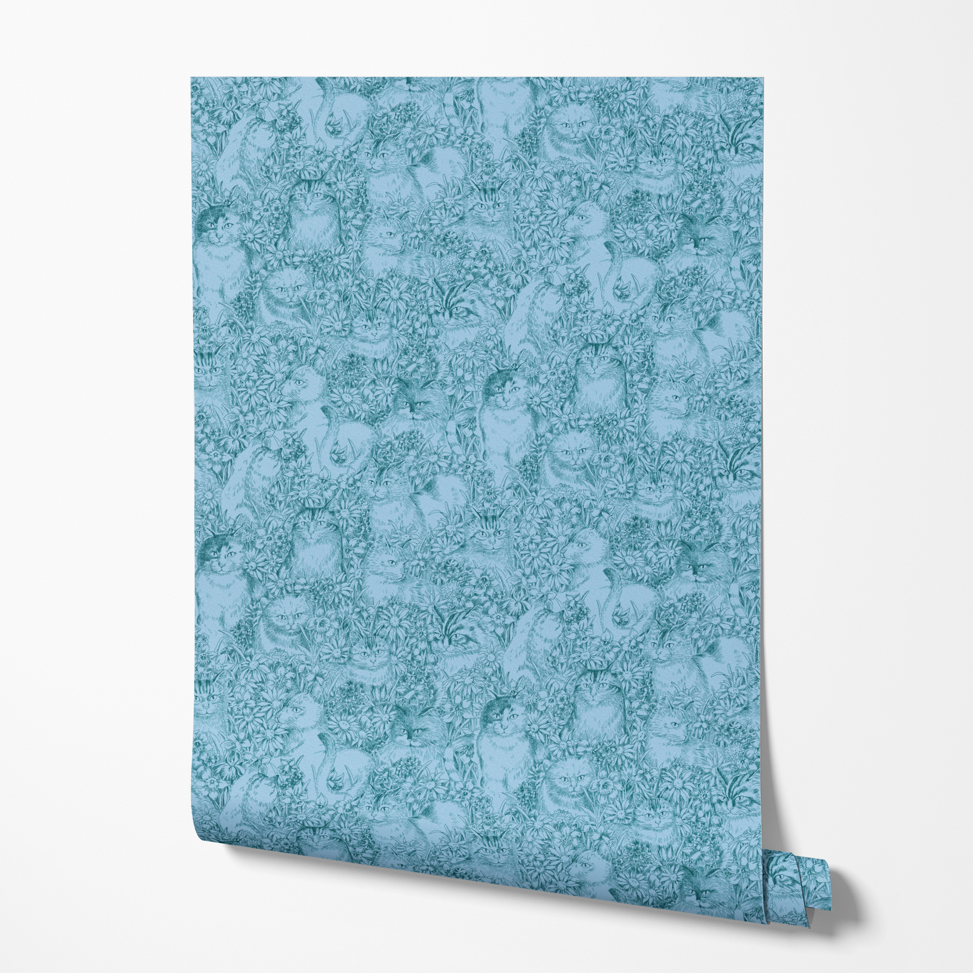 wallpaper roll mockup