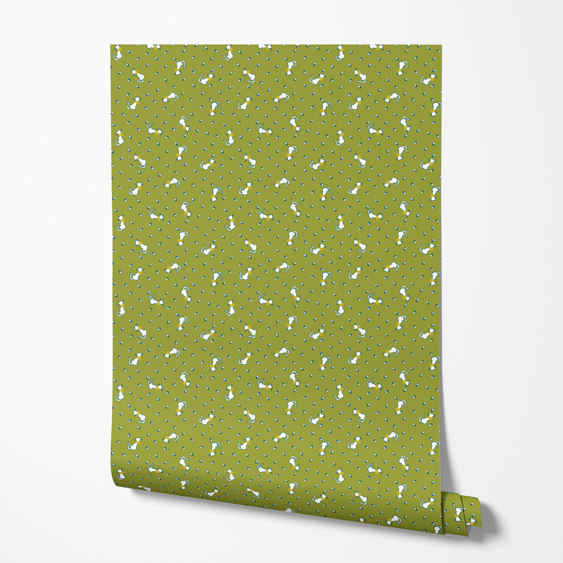 wallpaper roll mockup