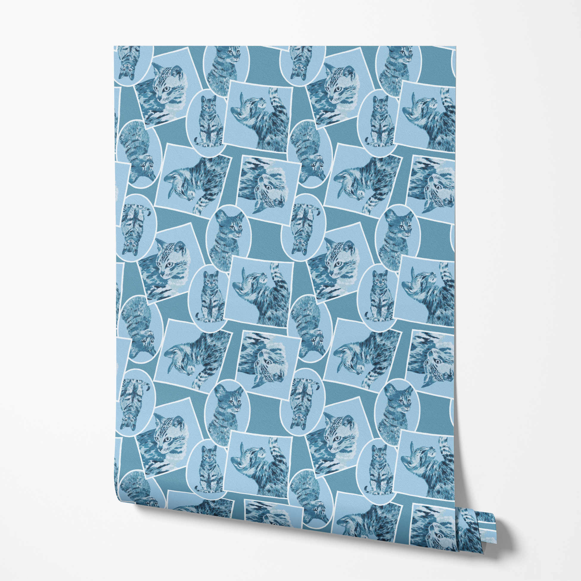 wallpaper roll mockup