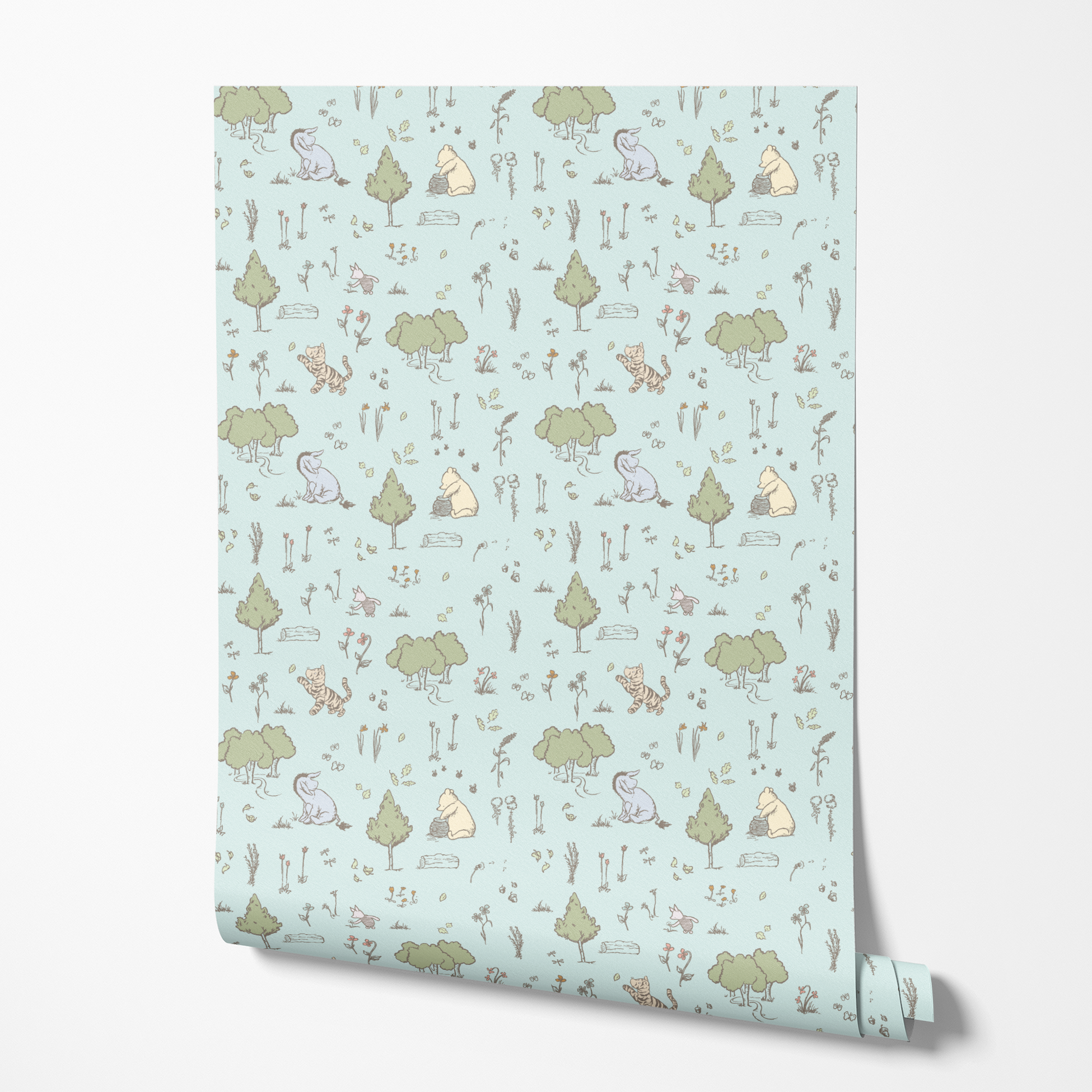 wallpaper roll mockup