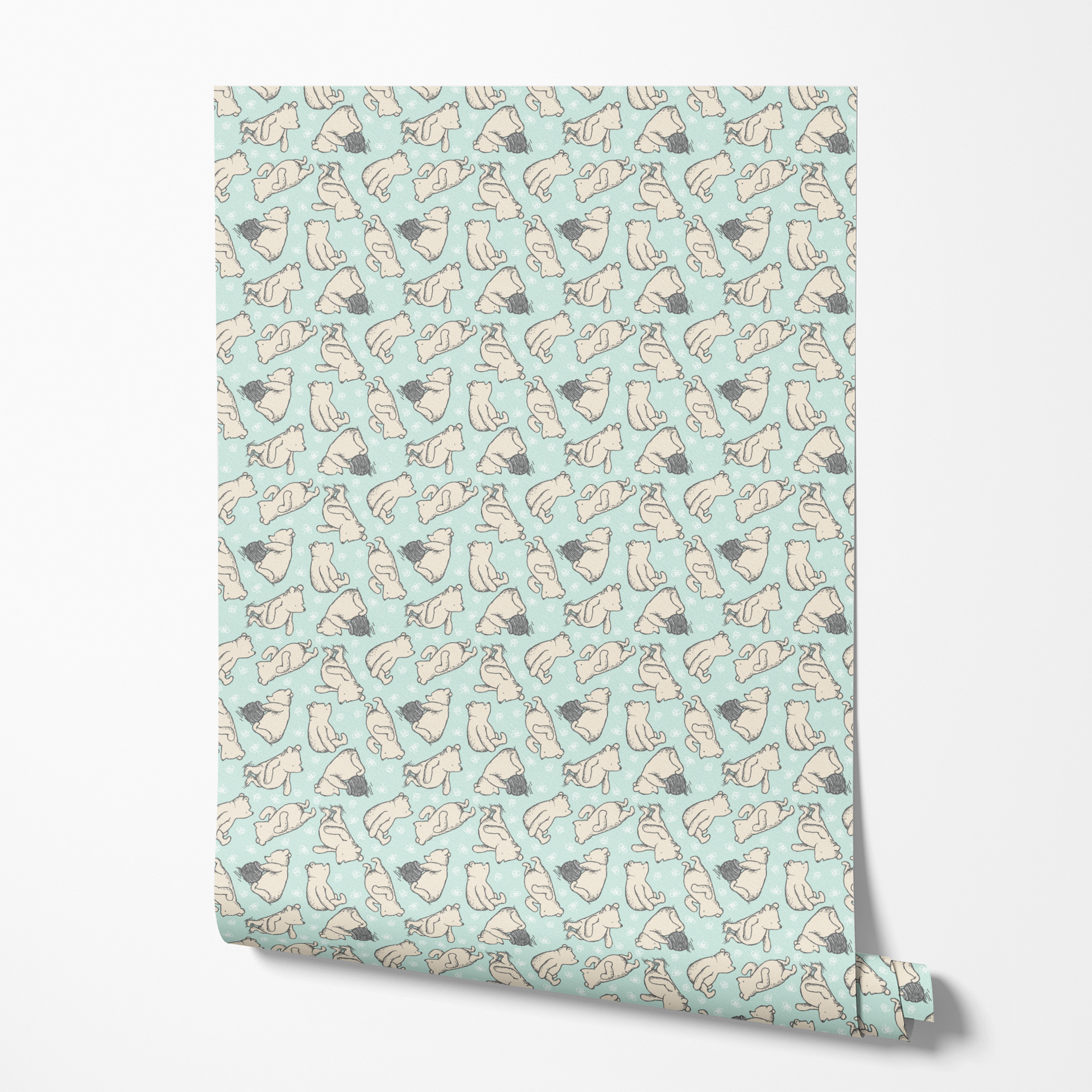 wallpaper roll mockup