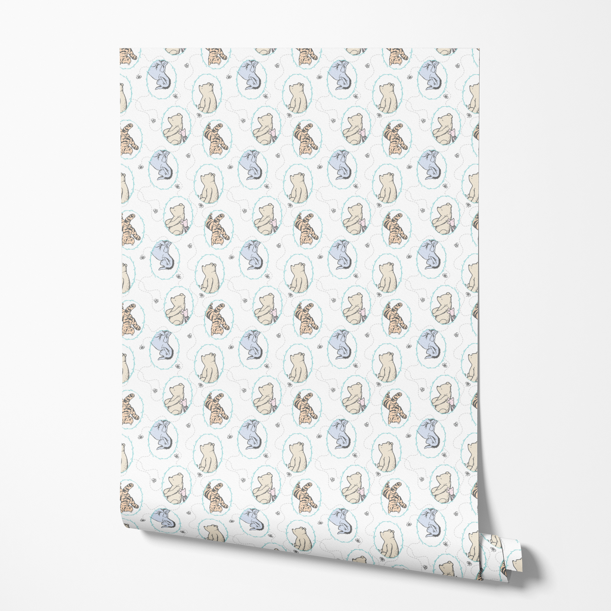 wallpaper roll mockup