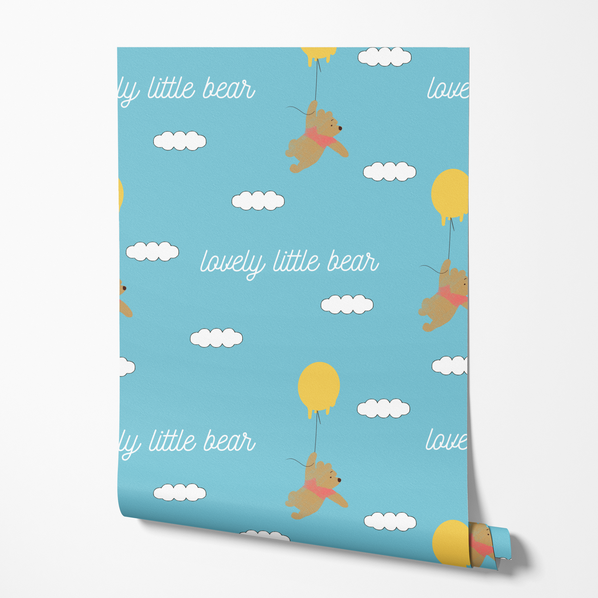 wallpaper roll mockup