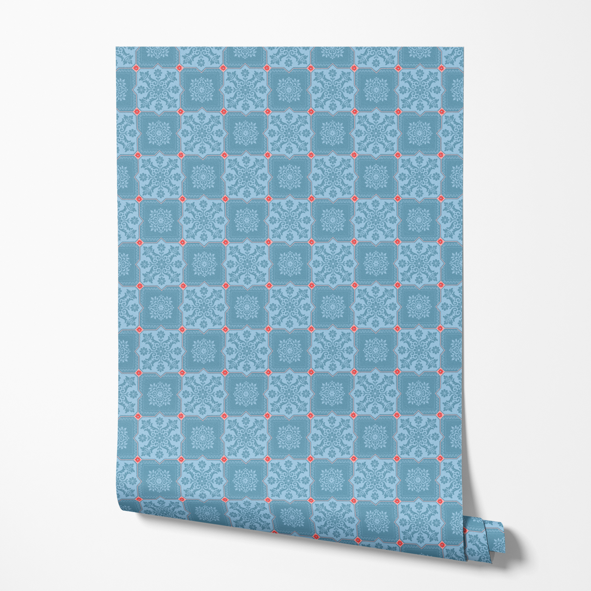 wallpaper roll mockup