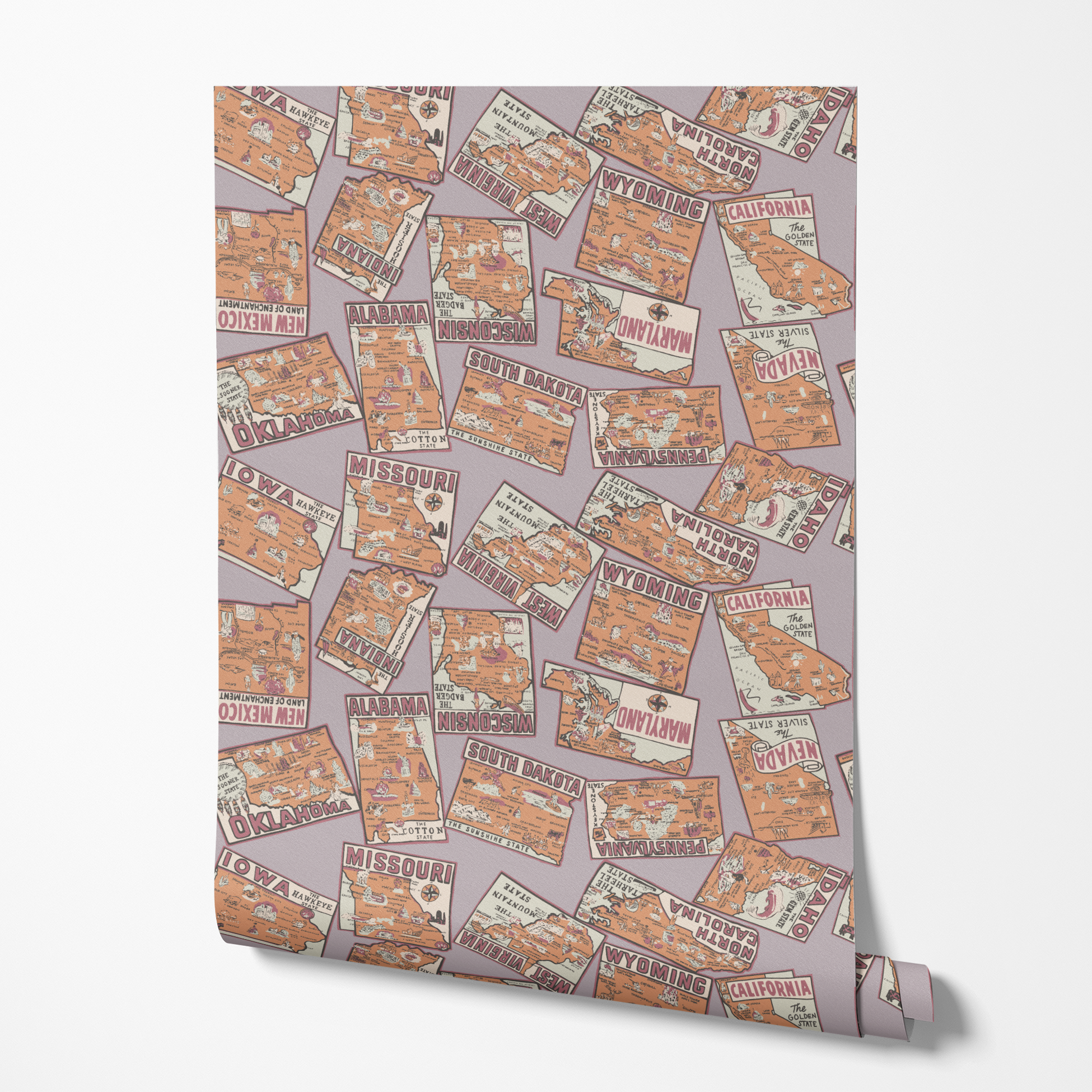 wallpaper roll mockup