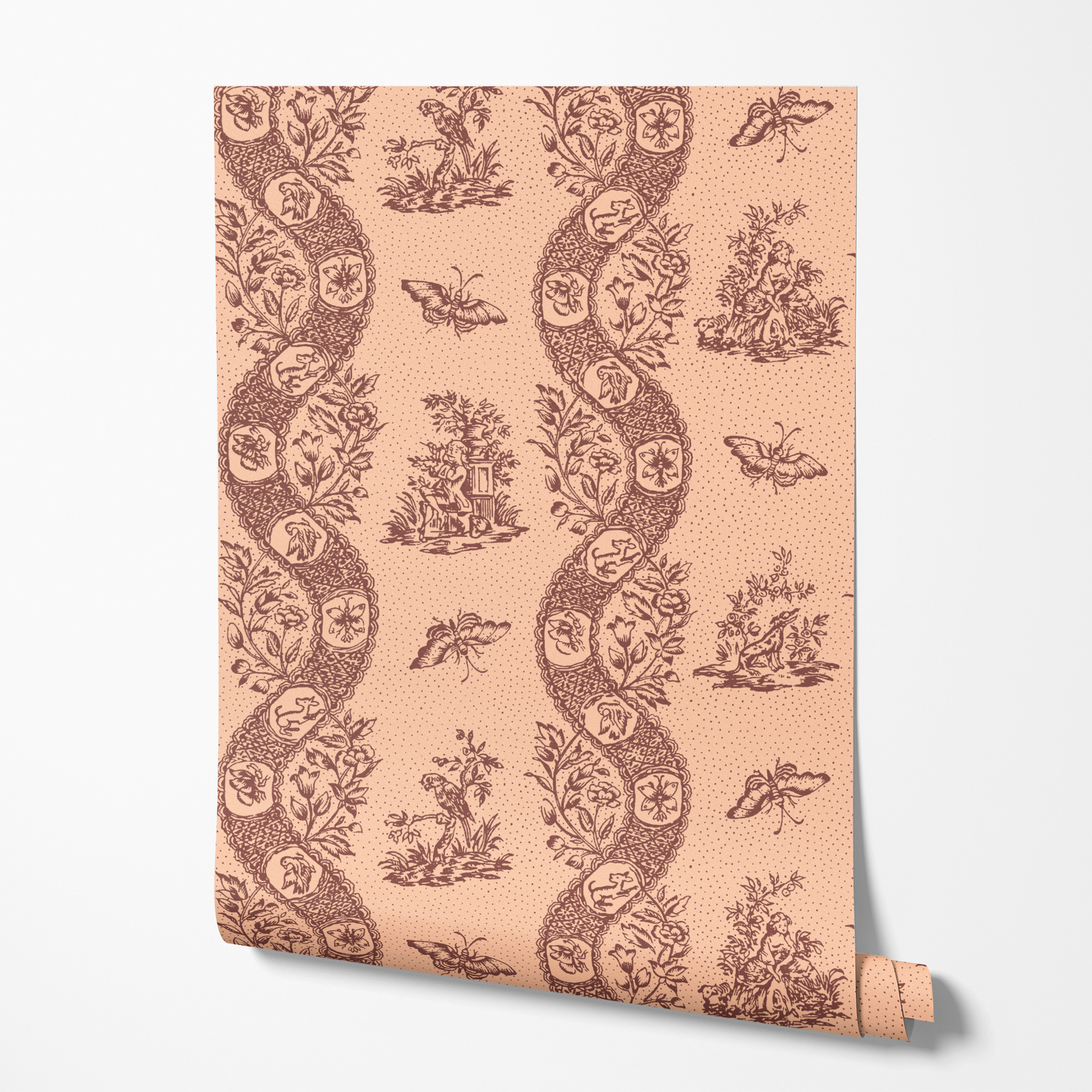 wallpaper roll mockup