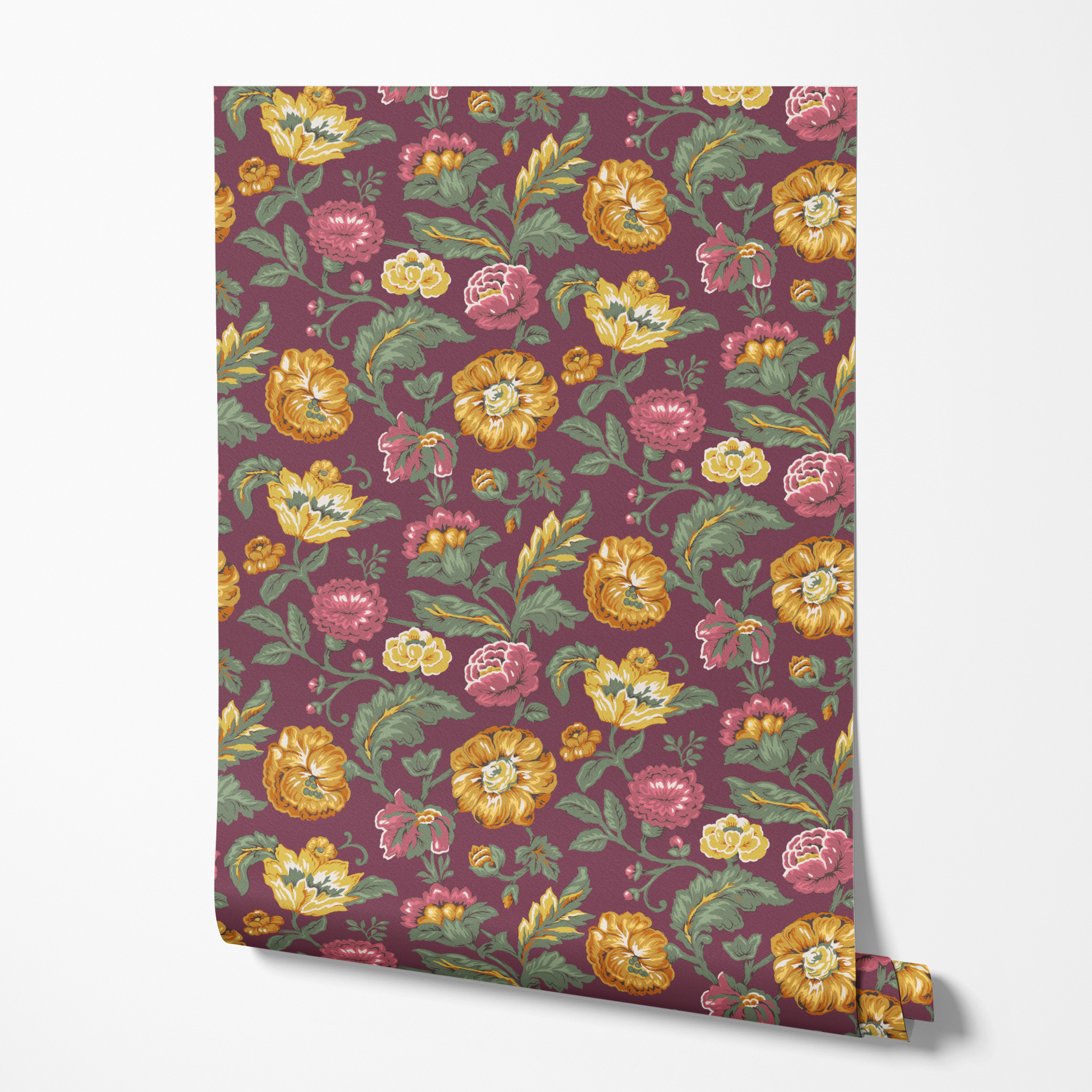 wallpaper roll mockup