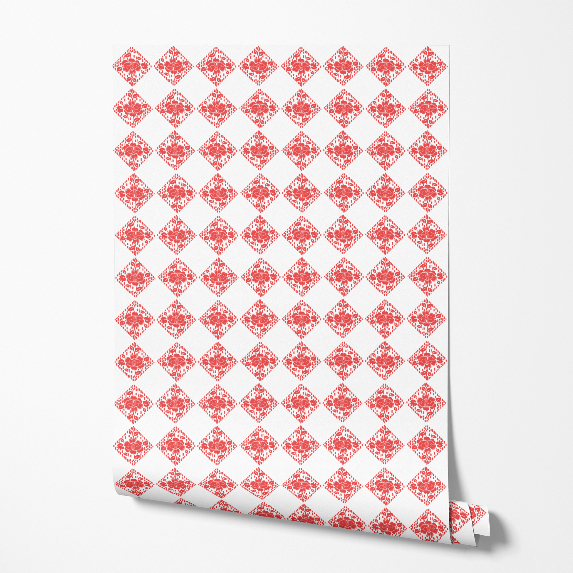 wallpaper roll mockup