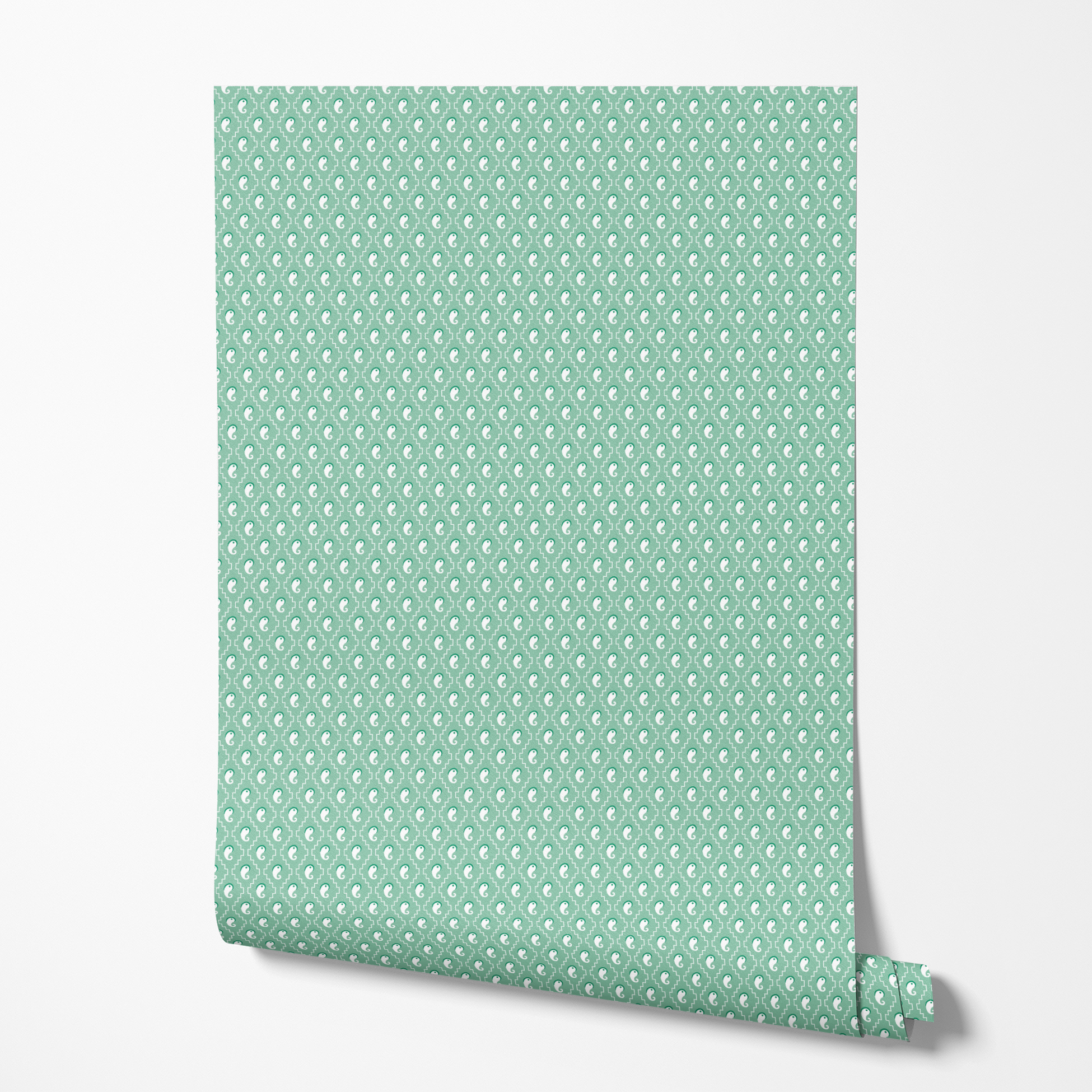wallpaper roll mockup