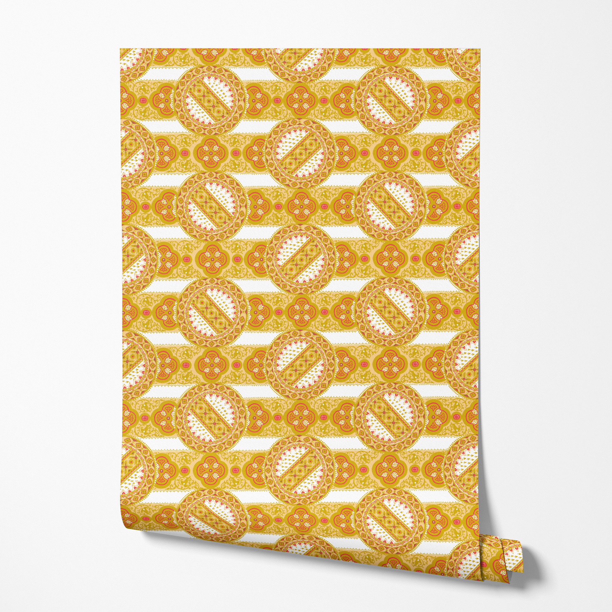 wallpaper roll mockup