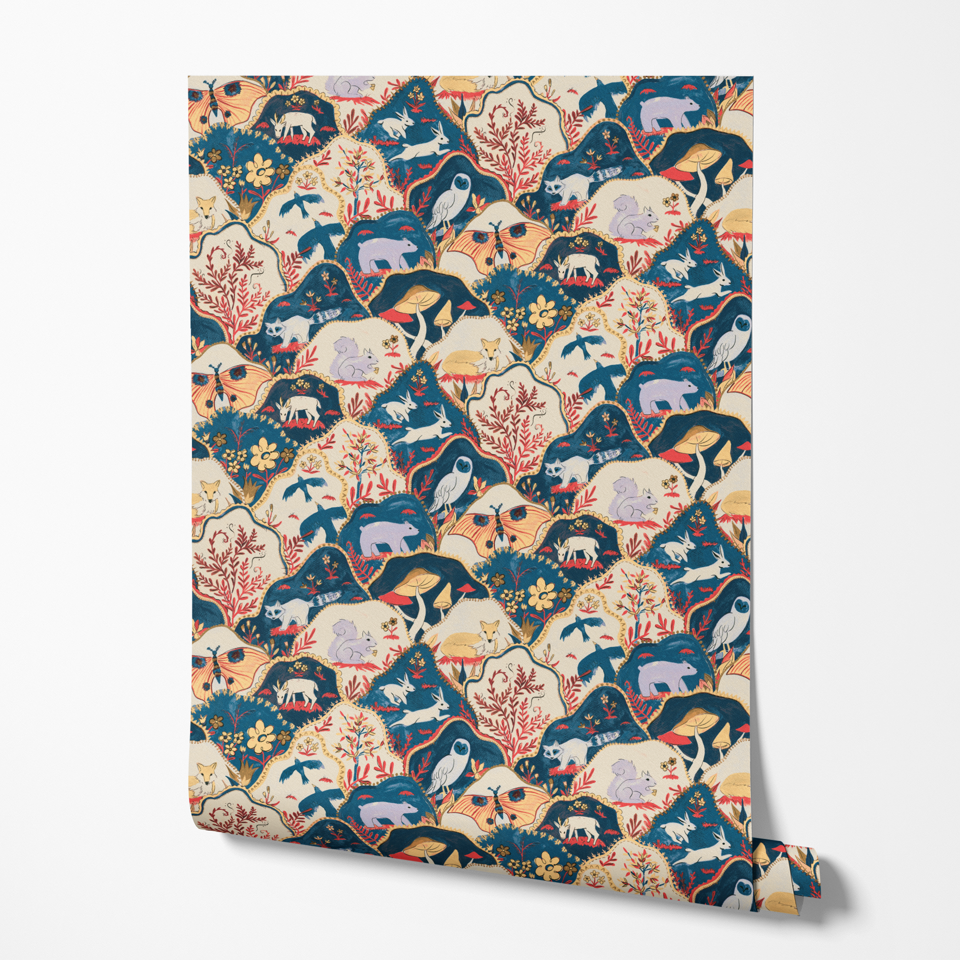 wallpaper roll mockup