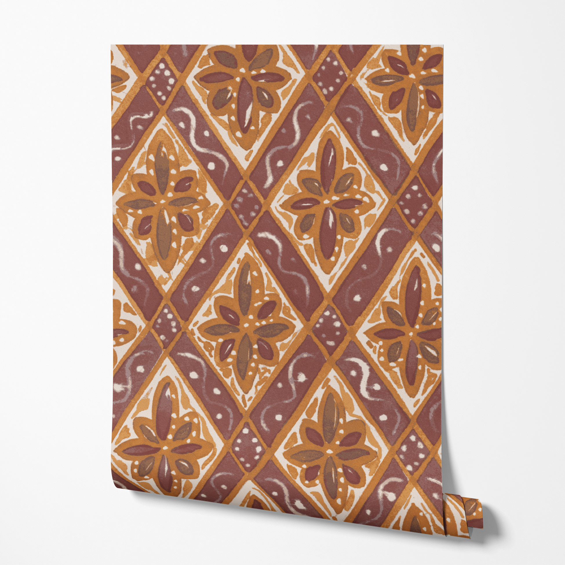 wallpaper roll mockup