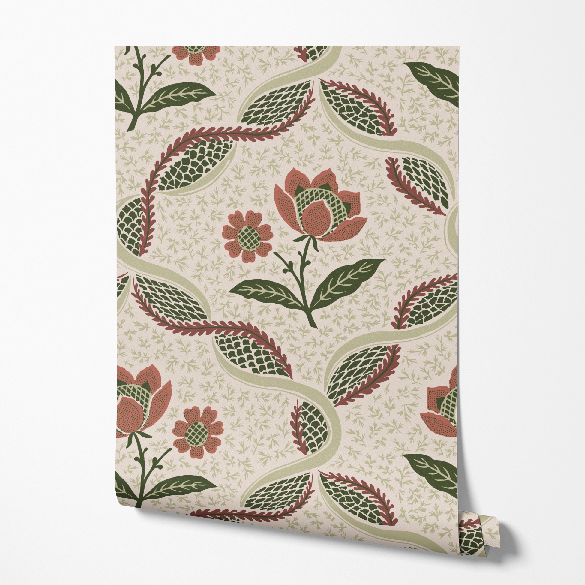 wallpaper roll mockup