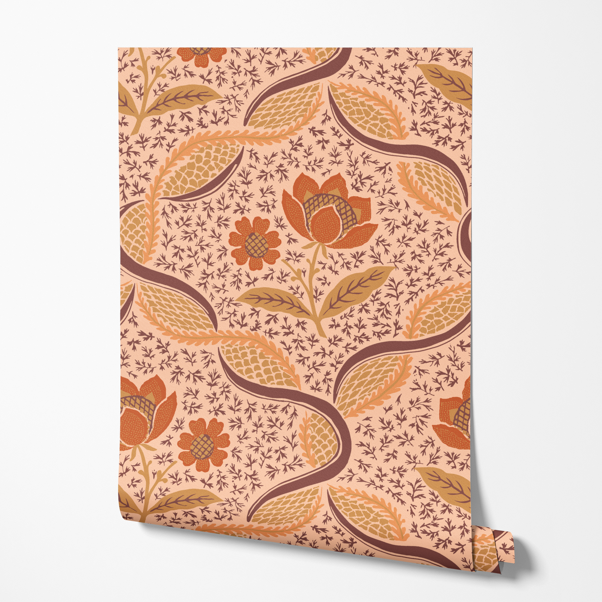 wallpaper roll mockup