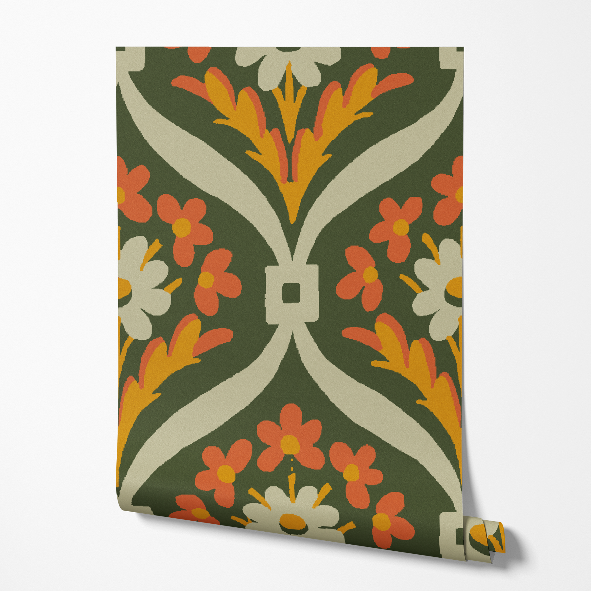 wallpaper roll mockup