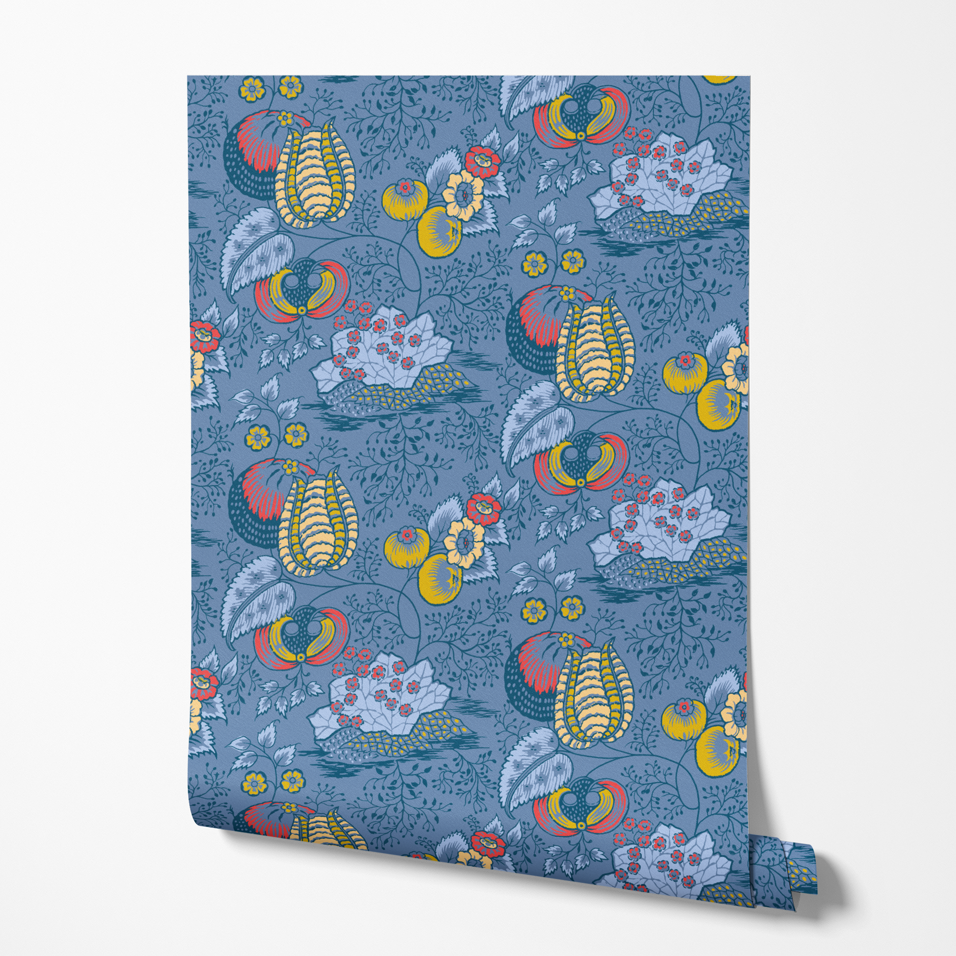 wallpaper roll mockup