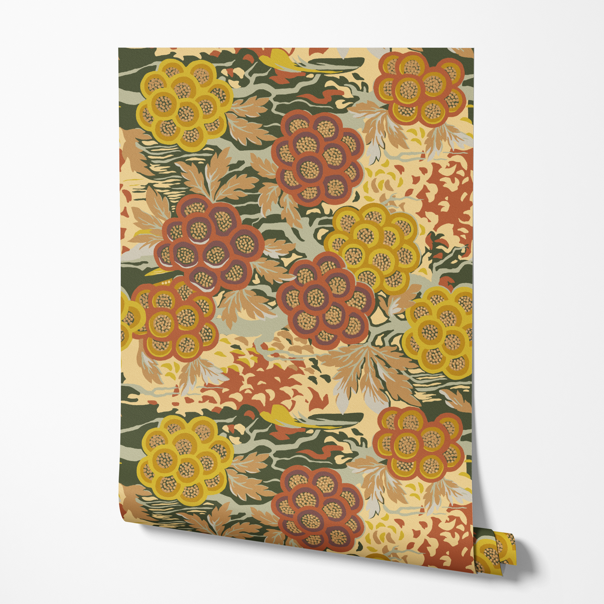 wallpaper roll mockup