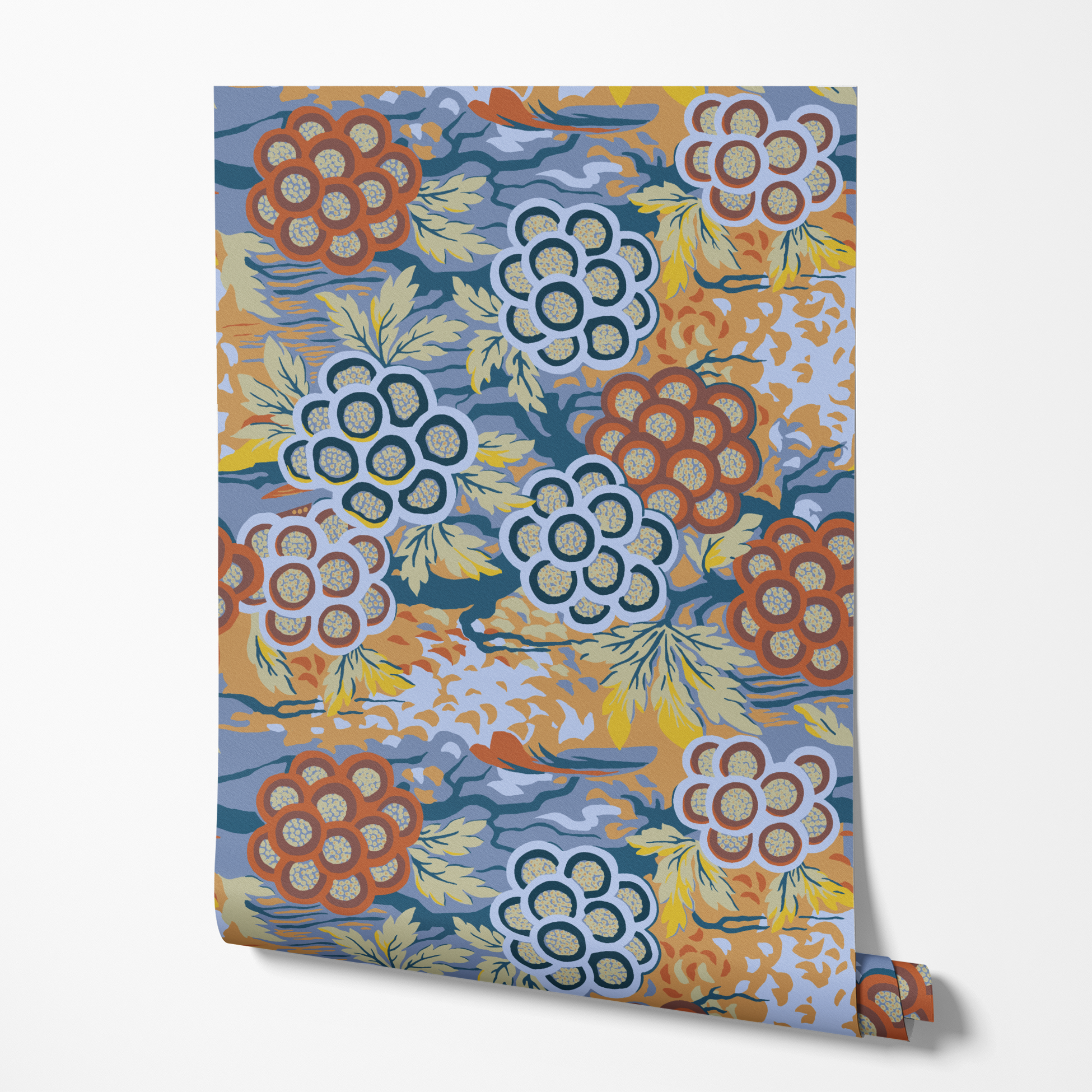 wallpaper roll mockup