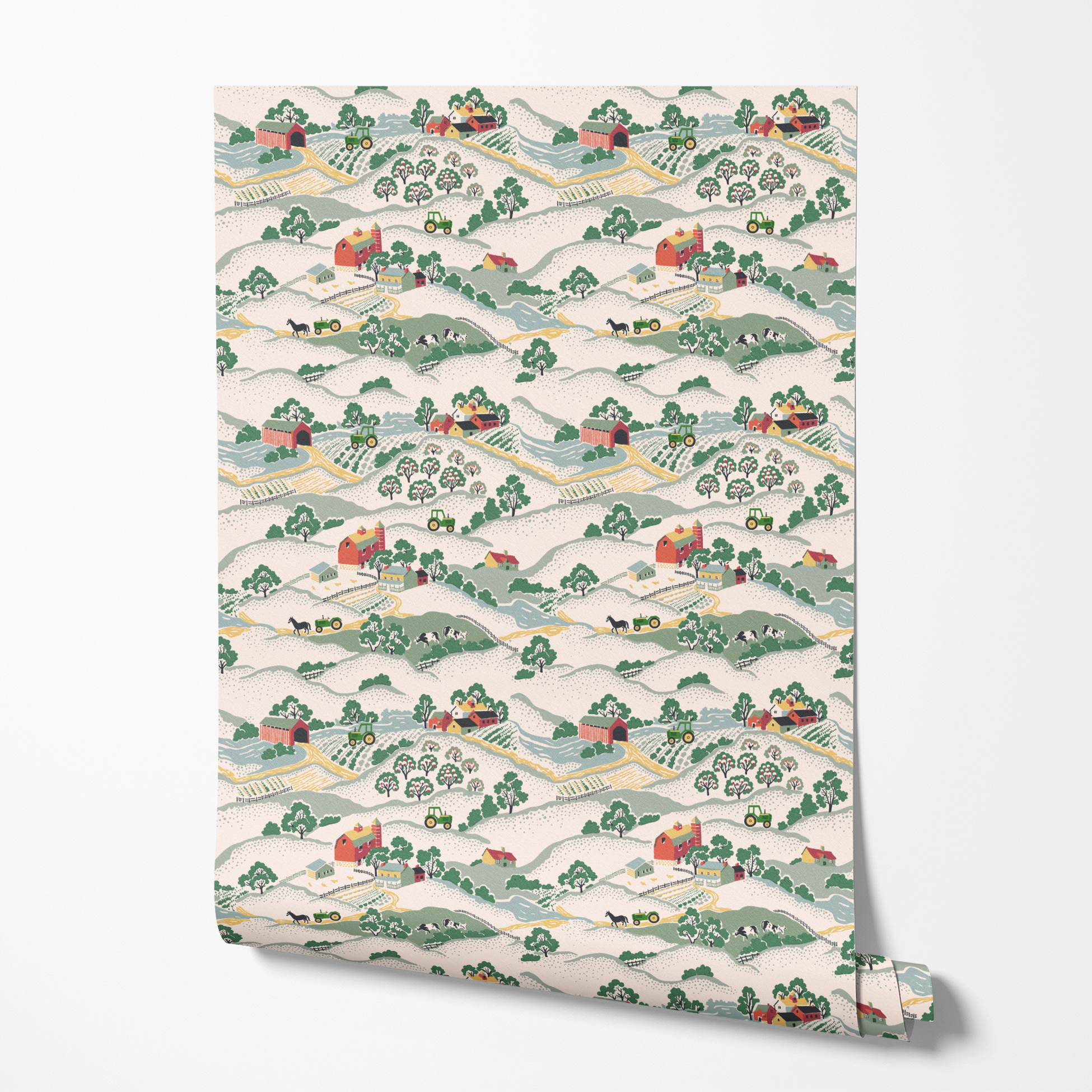 wallpaper roll mockup