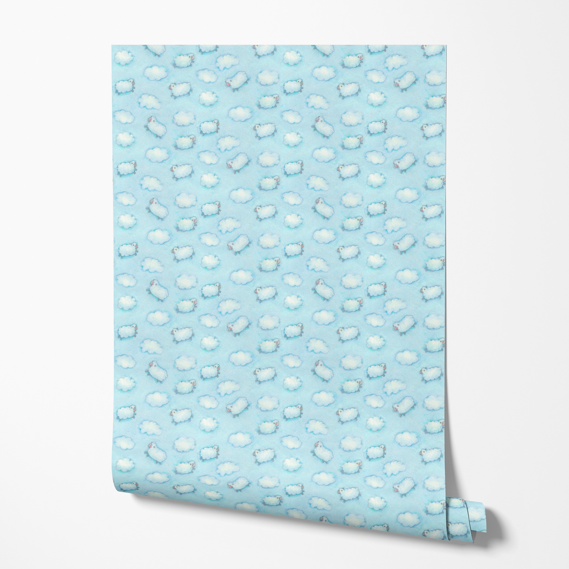 wallpaper roll mockup