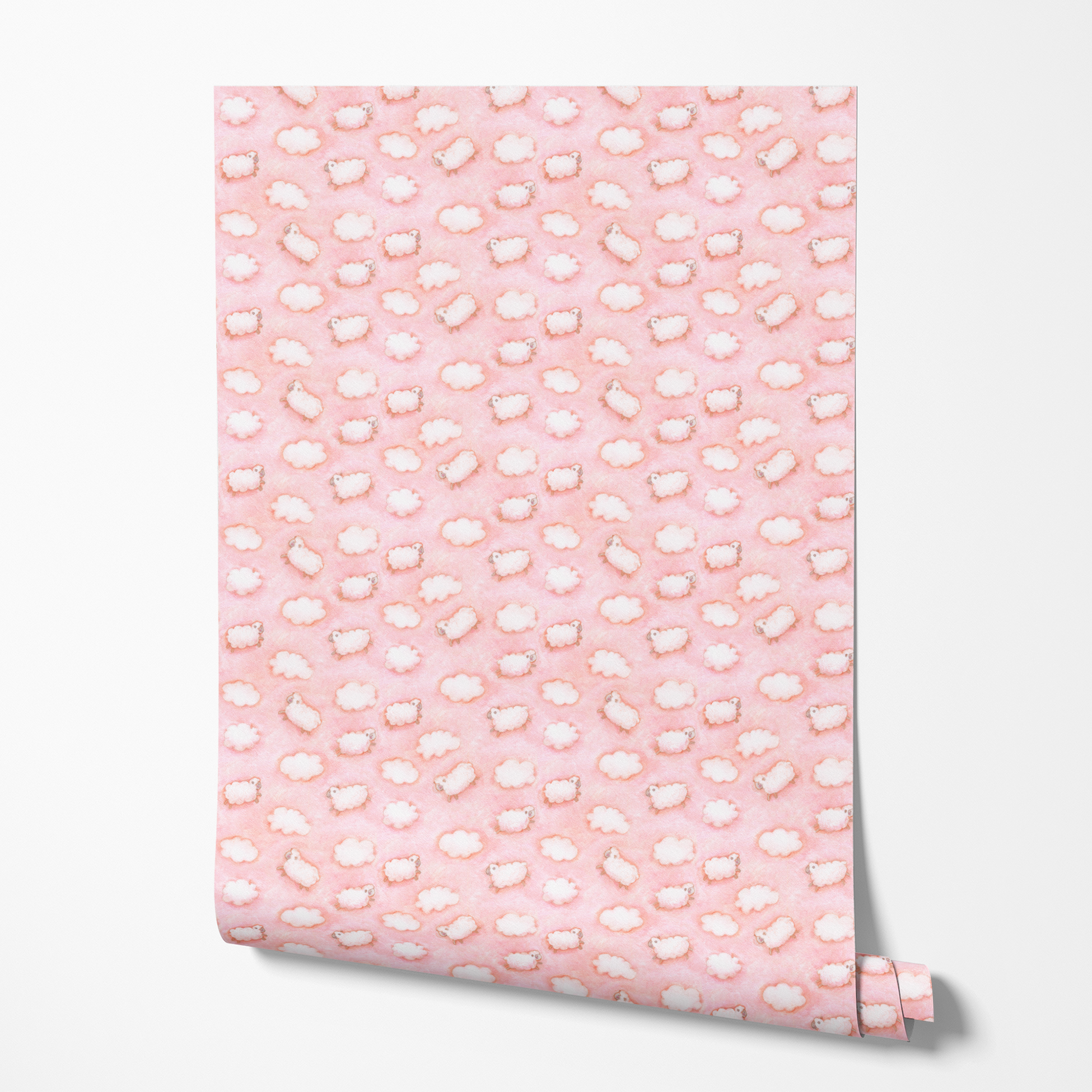 wallpaper roll mockup