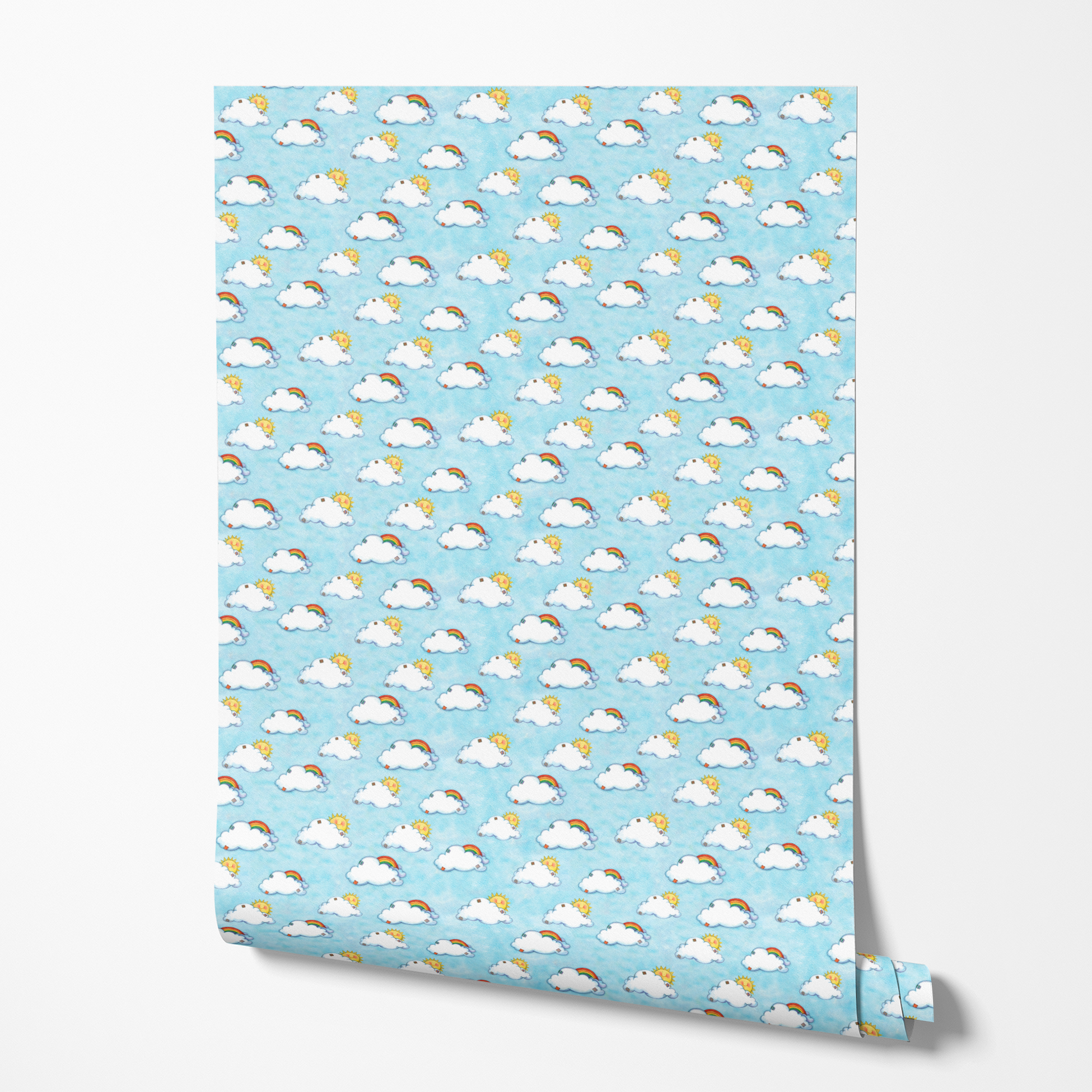 wallpaper roll mockup