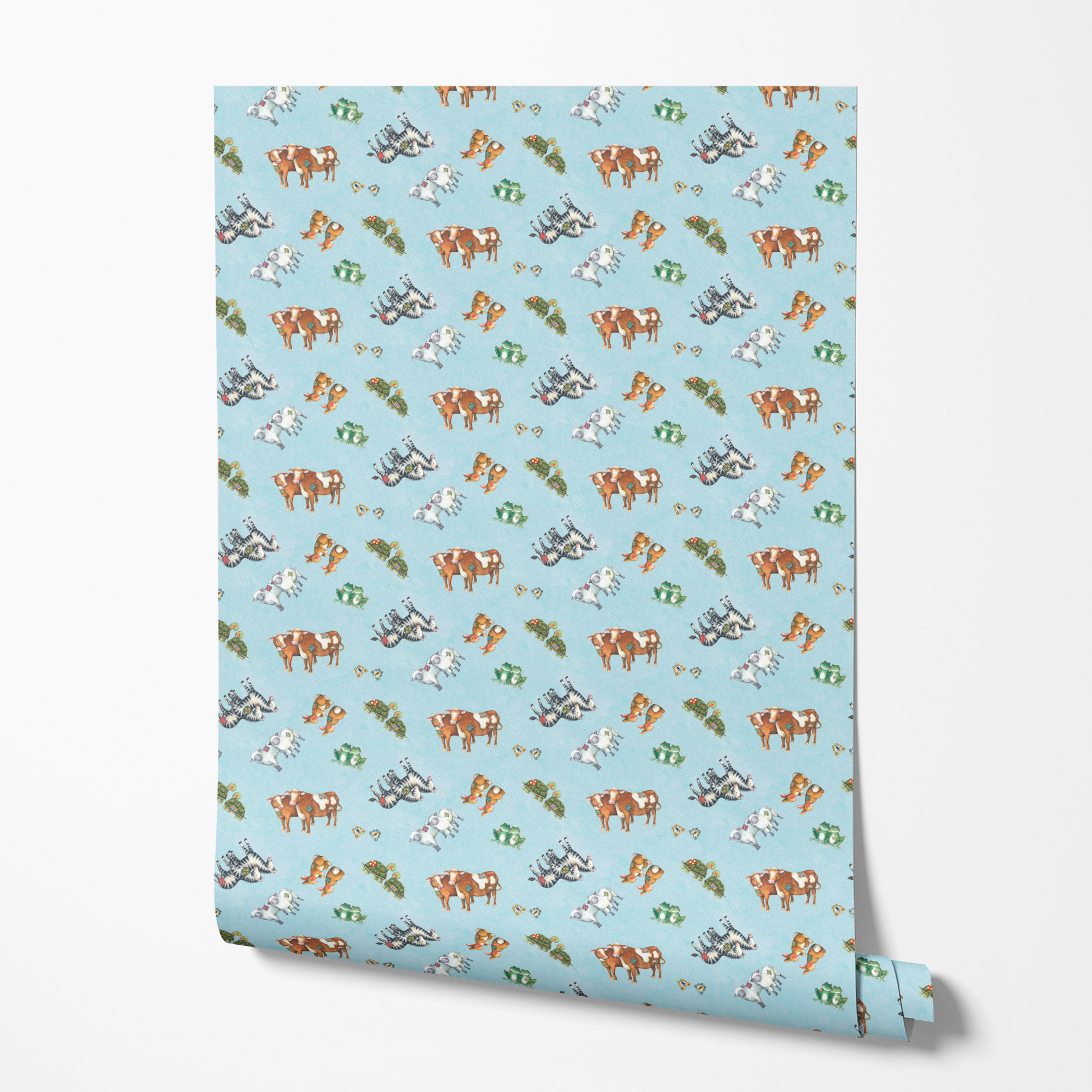 wallpaper roll mockup
