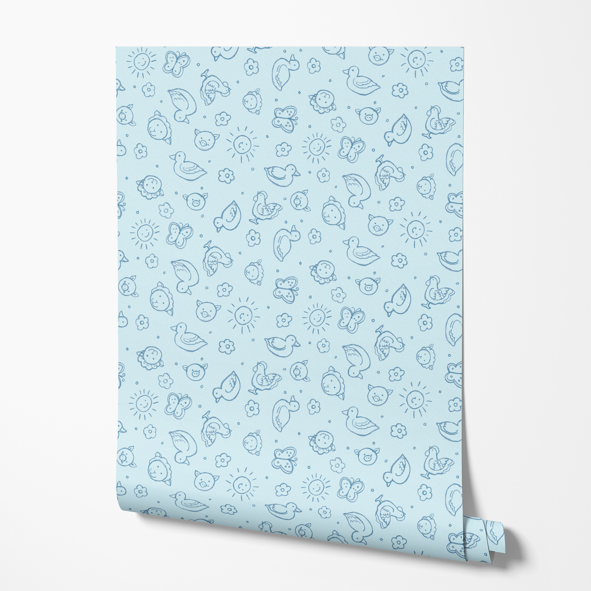 wallpaper roll mockup