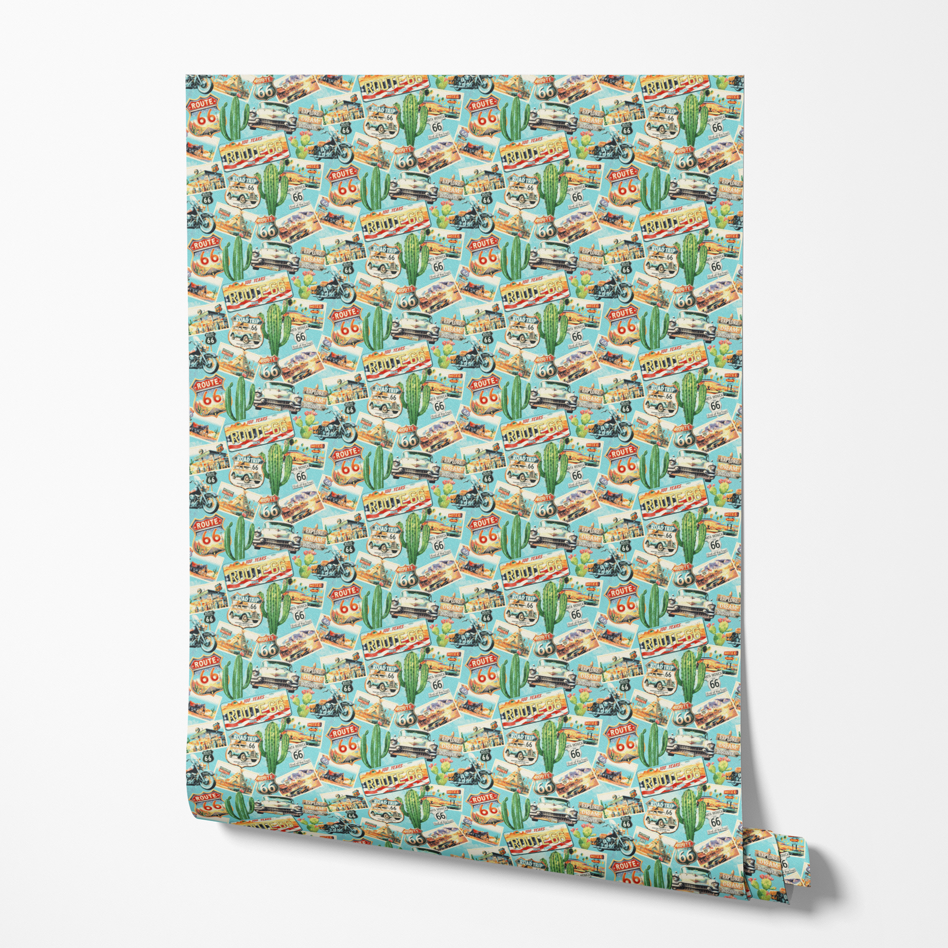 wallpaper roll mockup