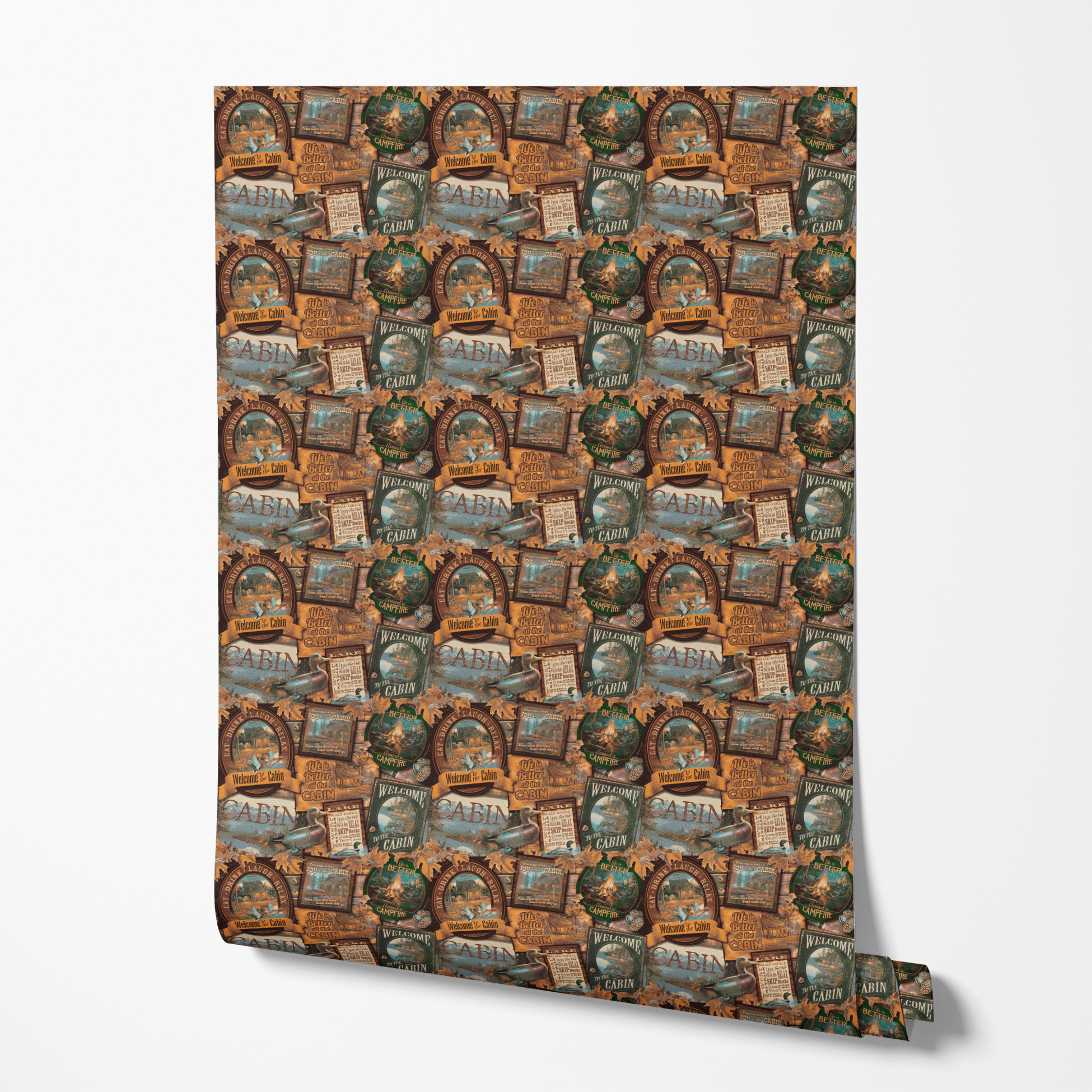 wallpaper roll mockup