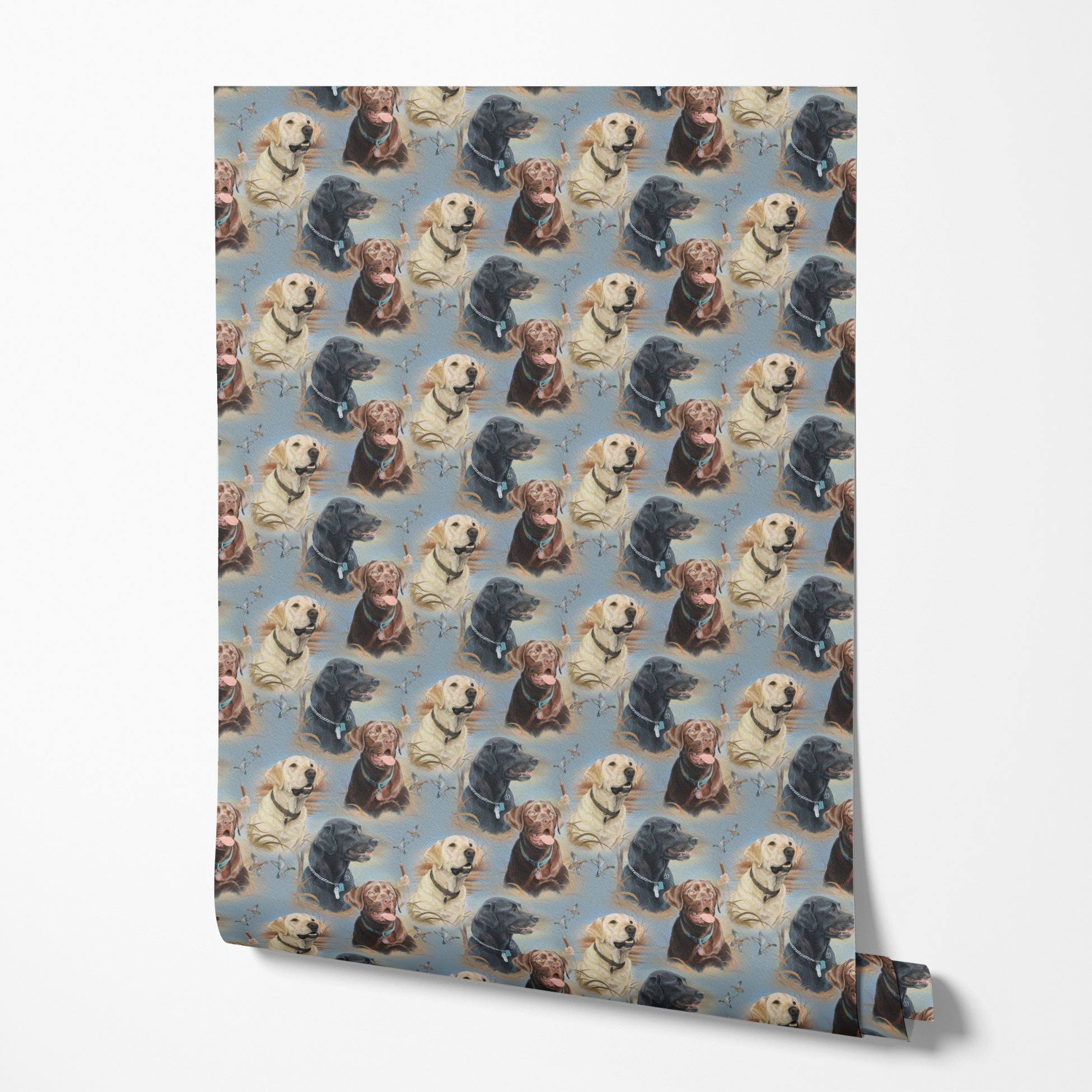 wallpaper roll mockup
