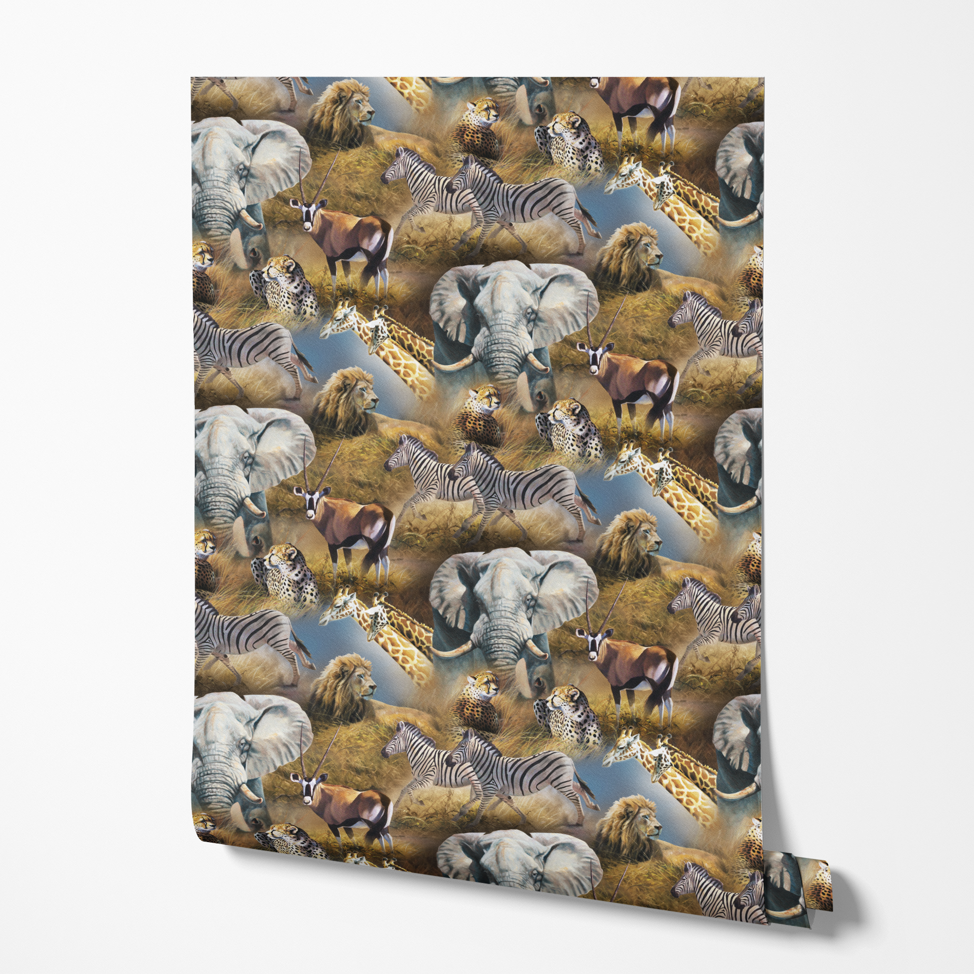 wallpaper roll mockup