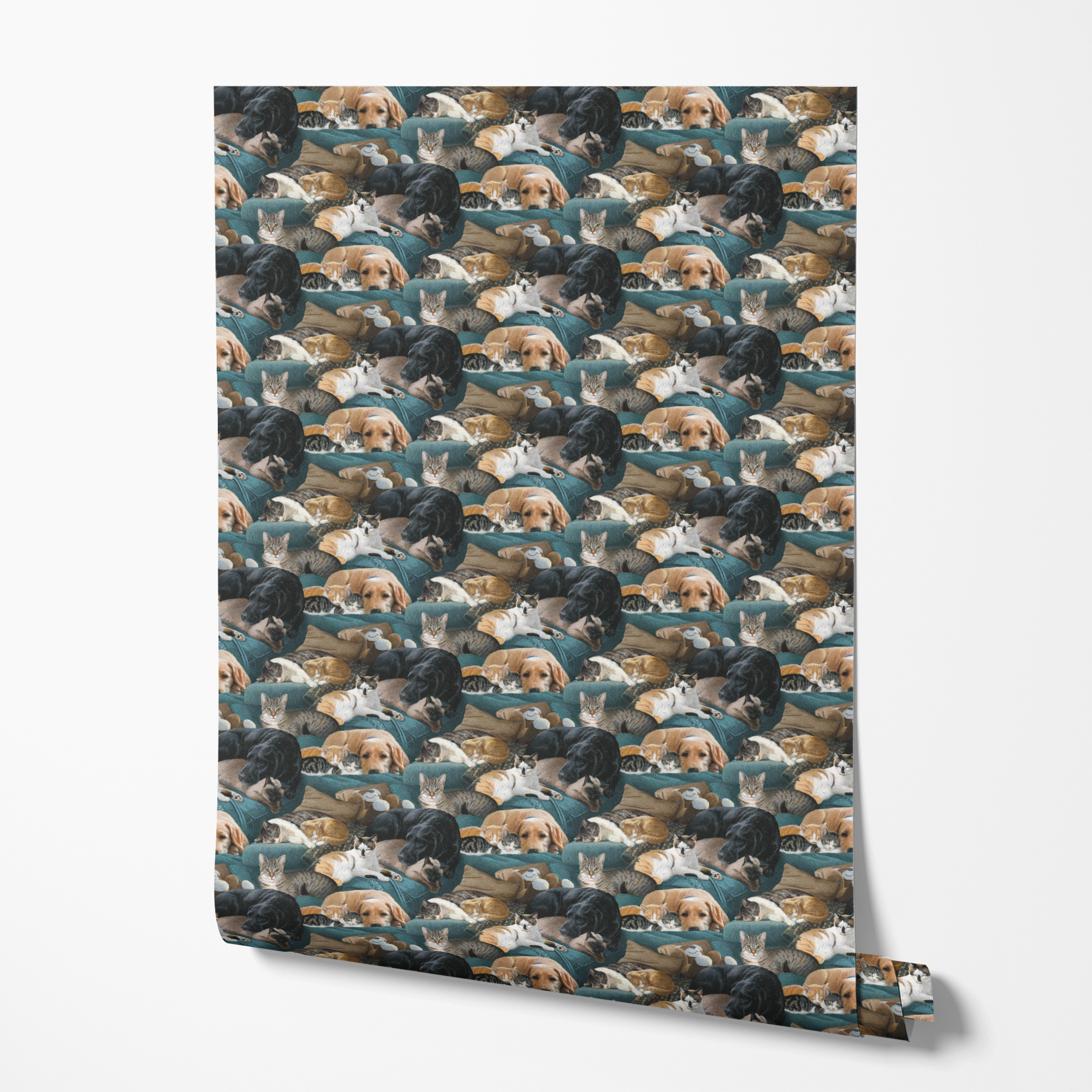 wallpaper roll mockup