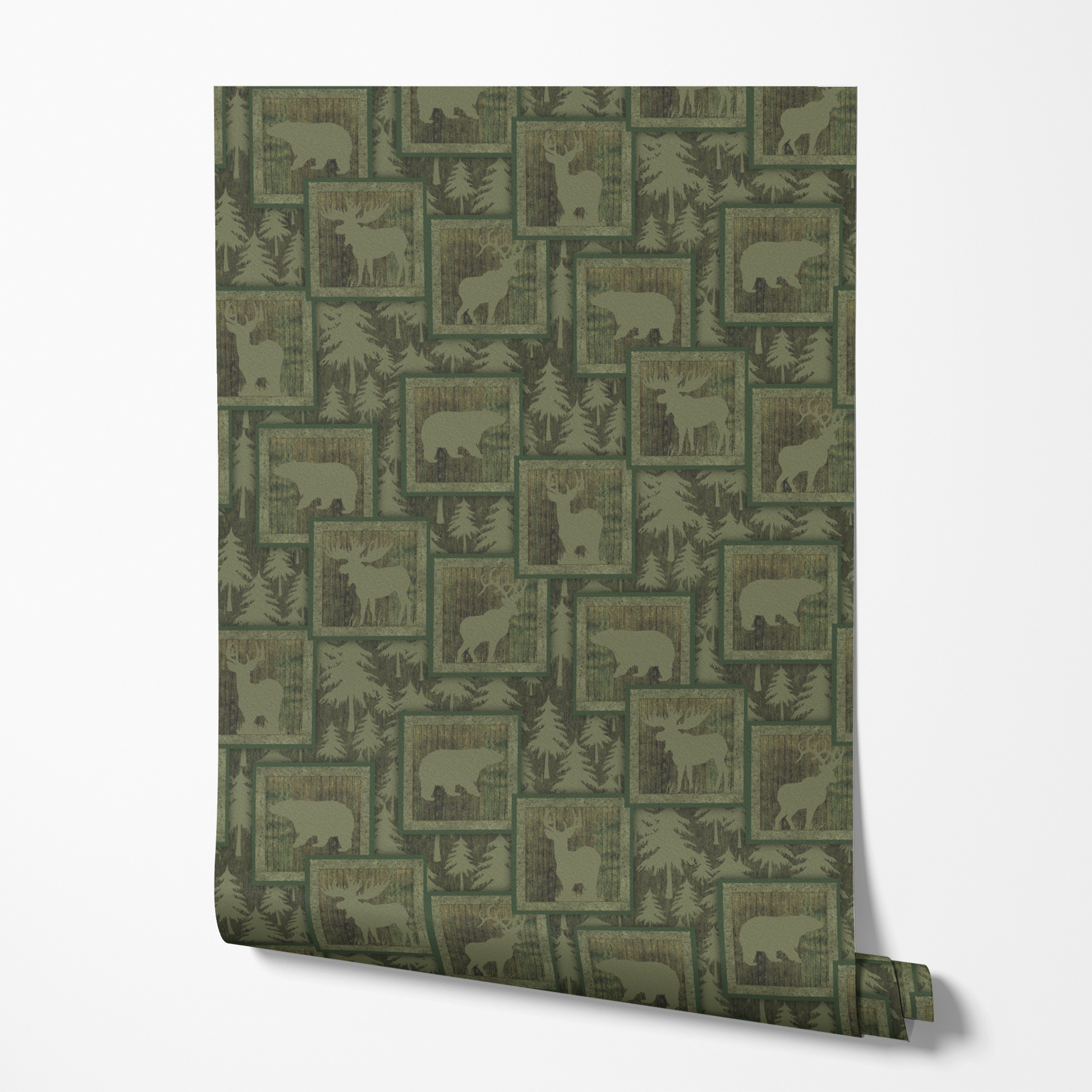 wallpaper roll mockup