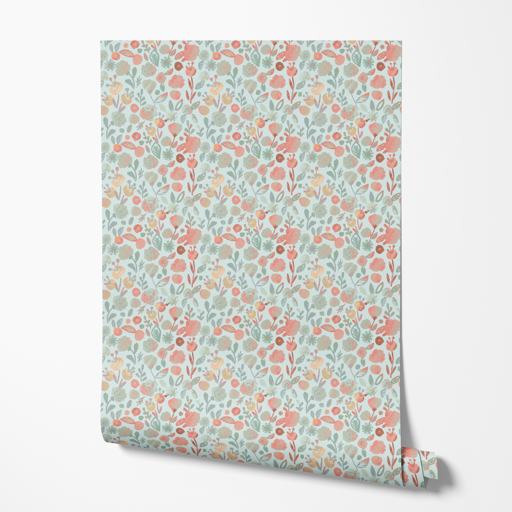wallpaper roll mockup
