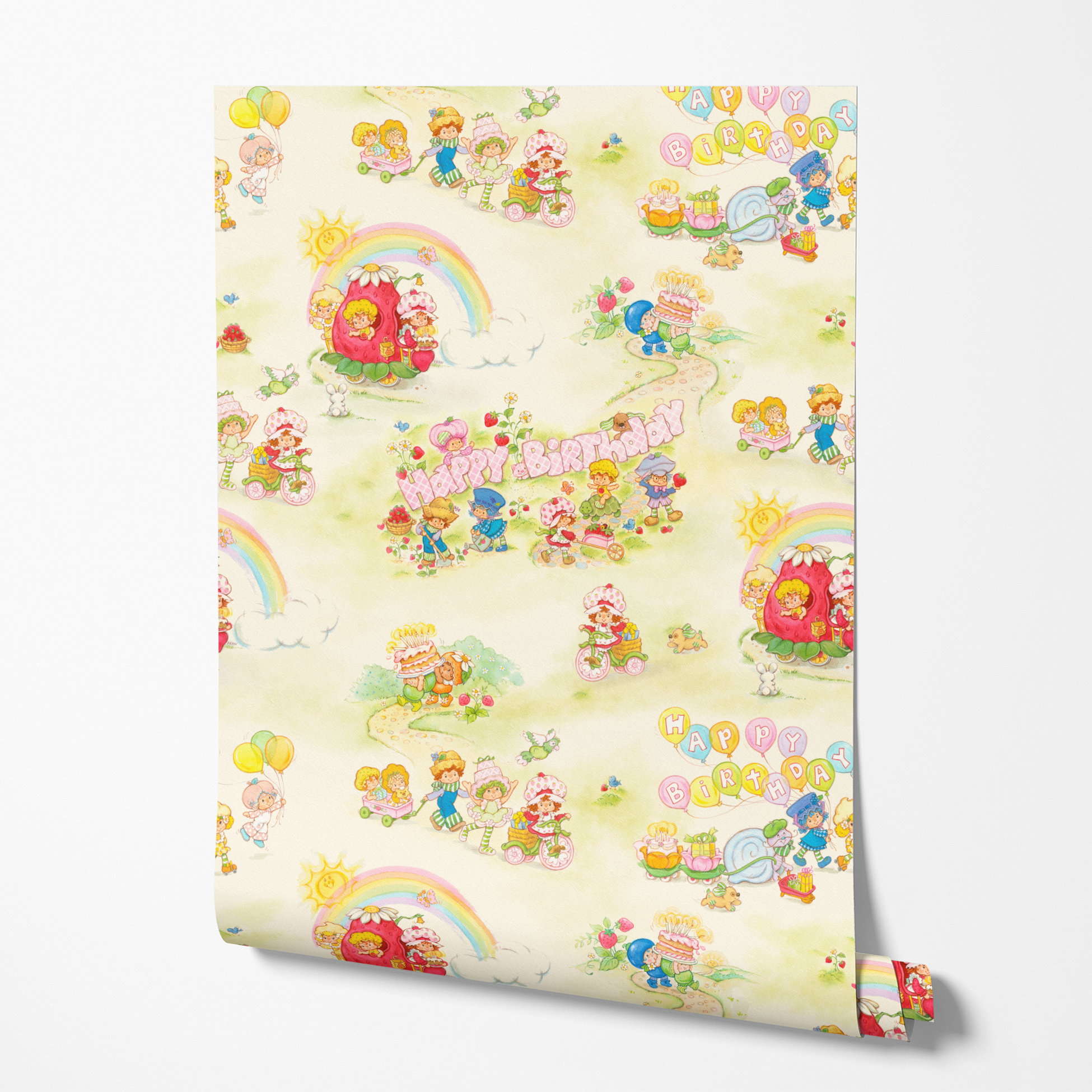 wallpaper roll mockup