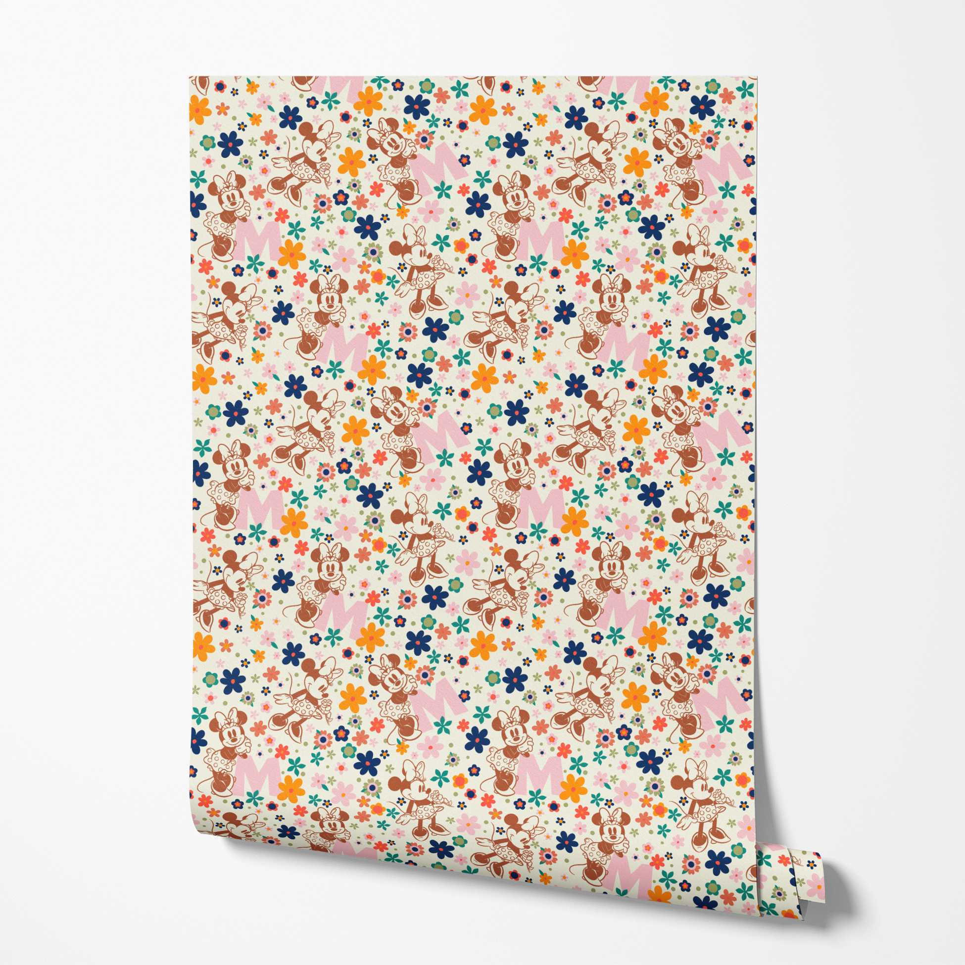 wallpaper roll mockup