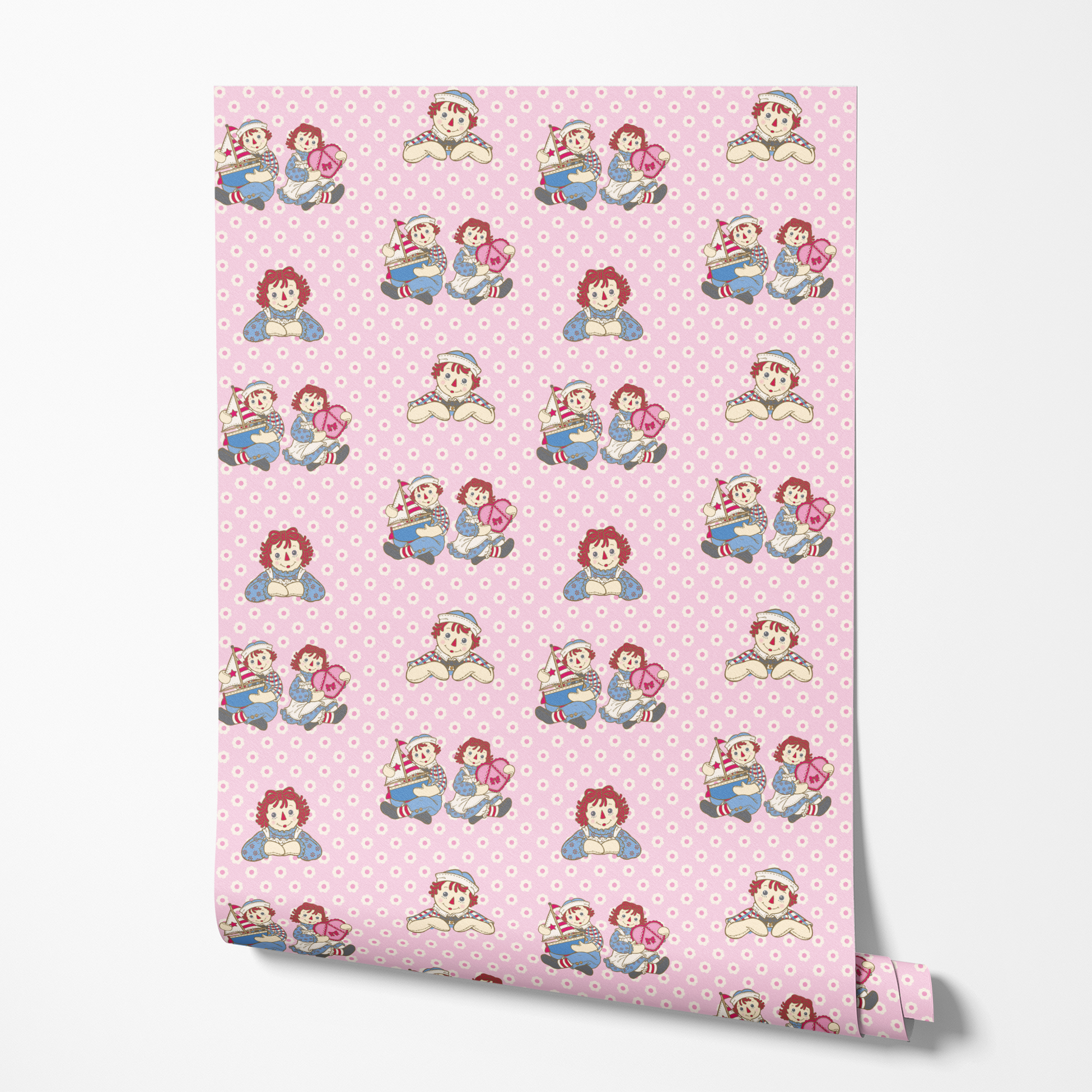 wallpaper roll mockup