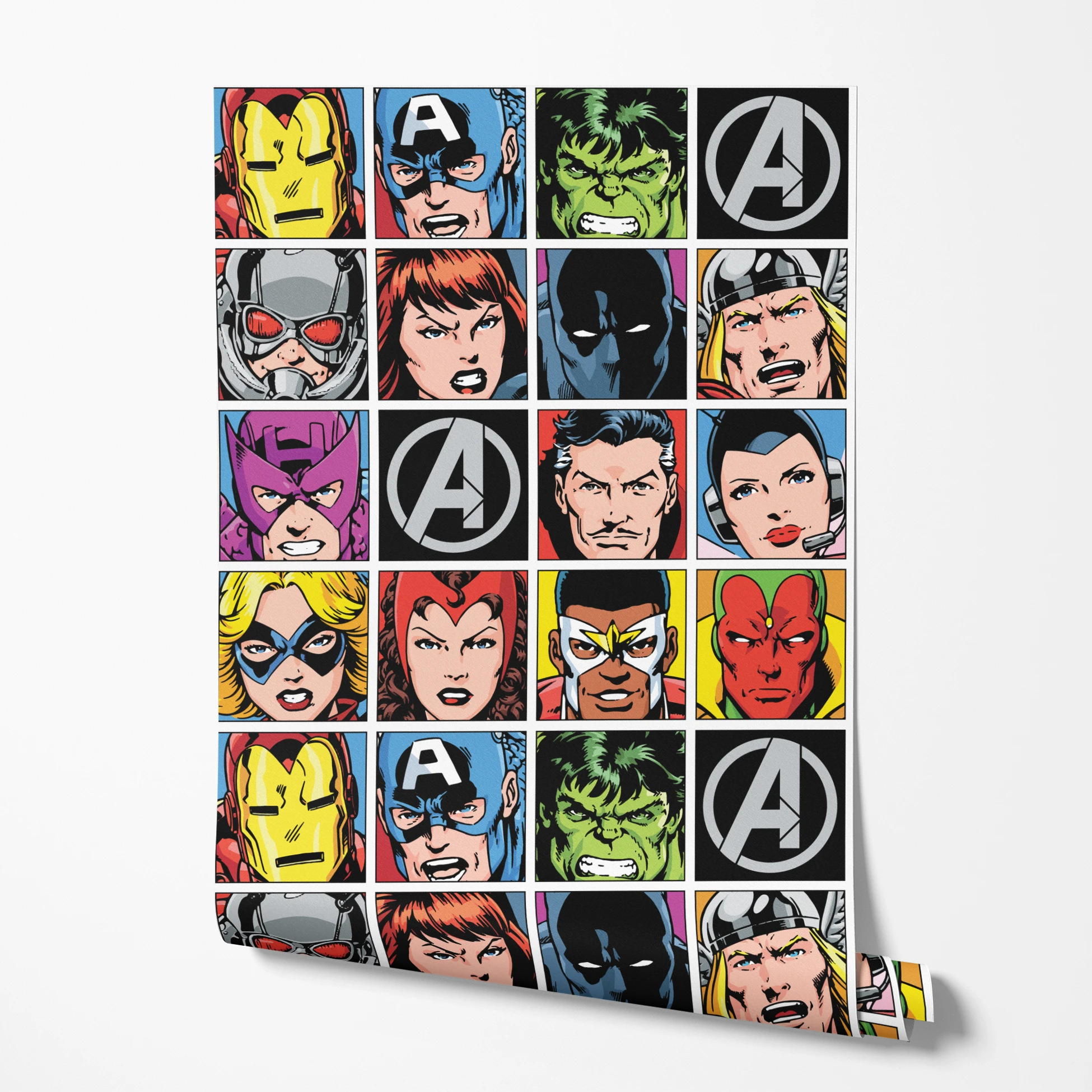 wallpaper roll mockup