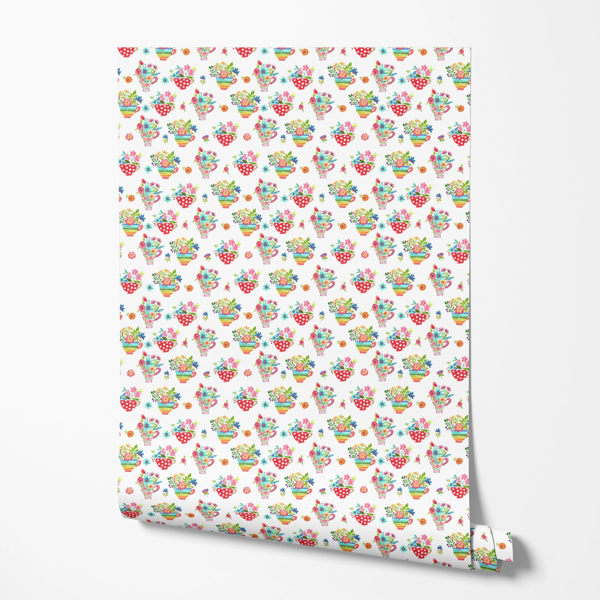 wallpaper roll mockup