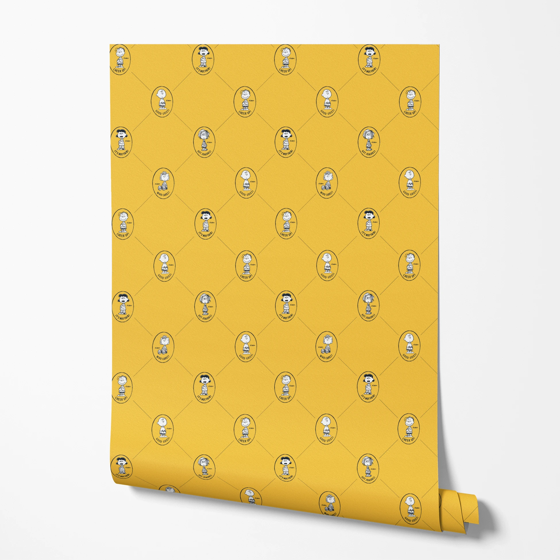 wallpaper roll mockup
