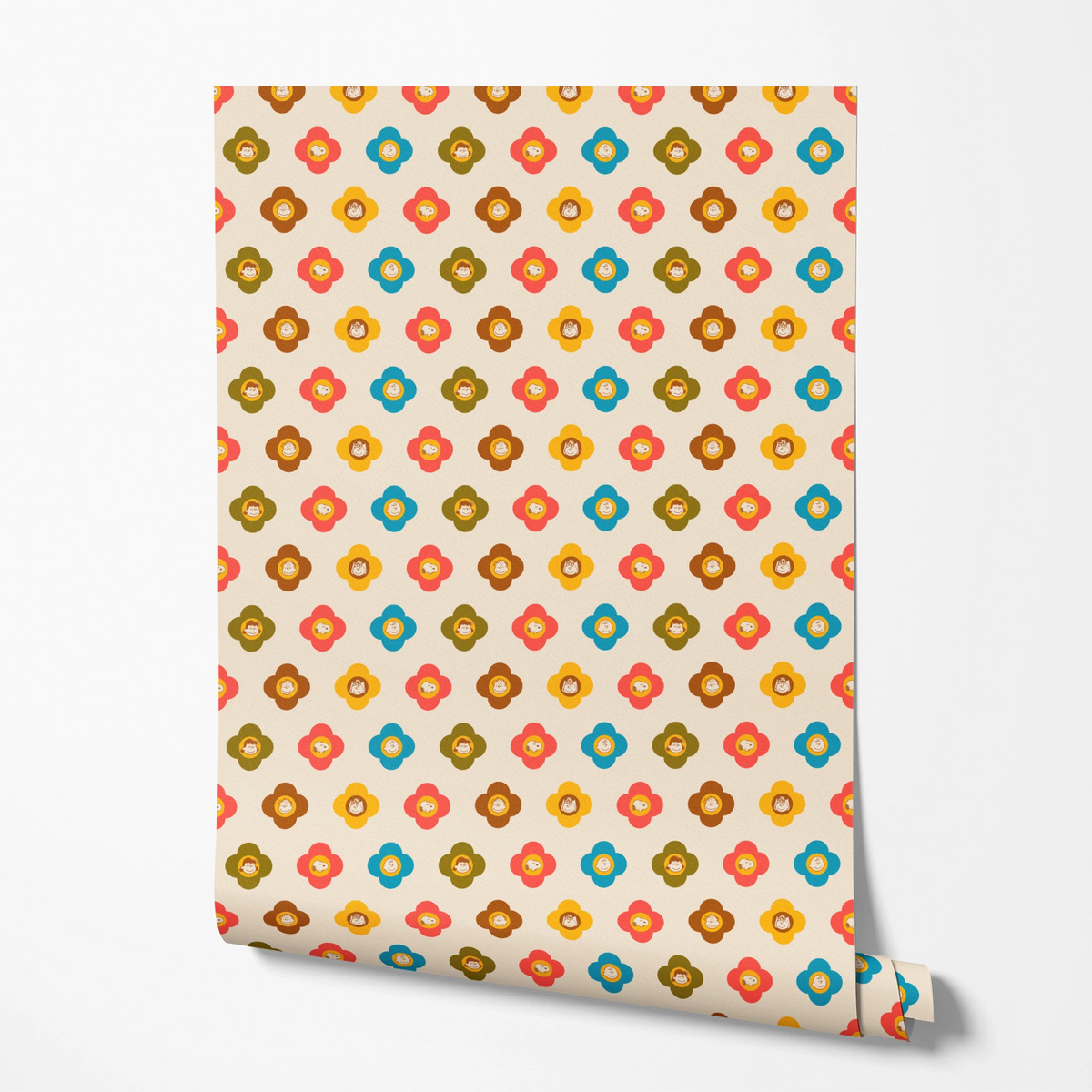 wallpaper roll mockup