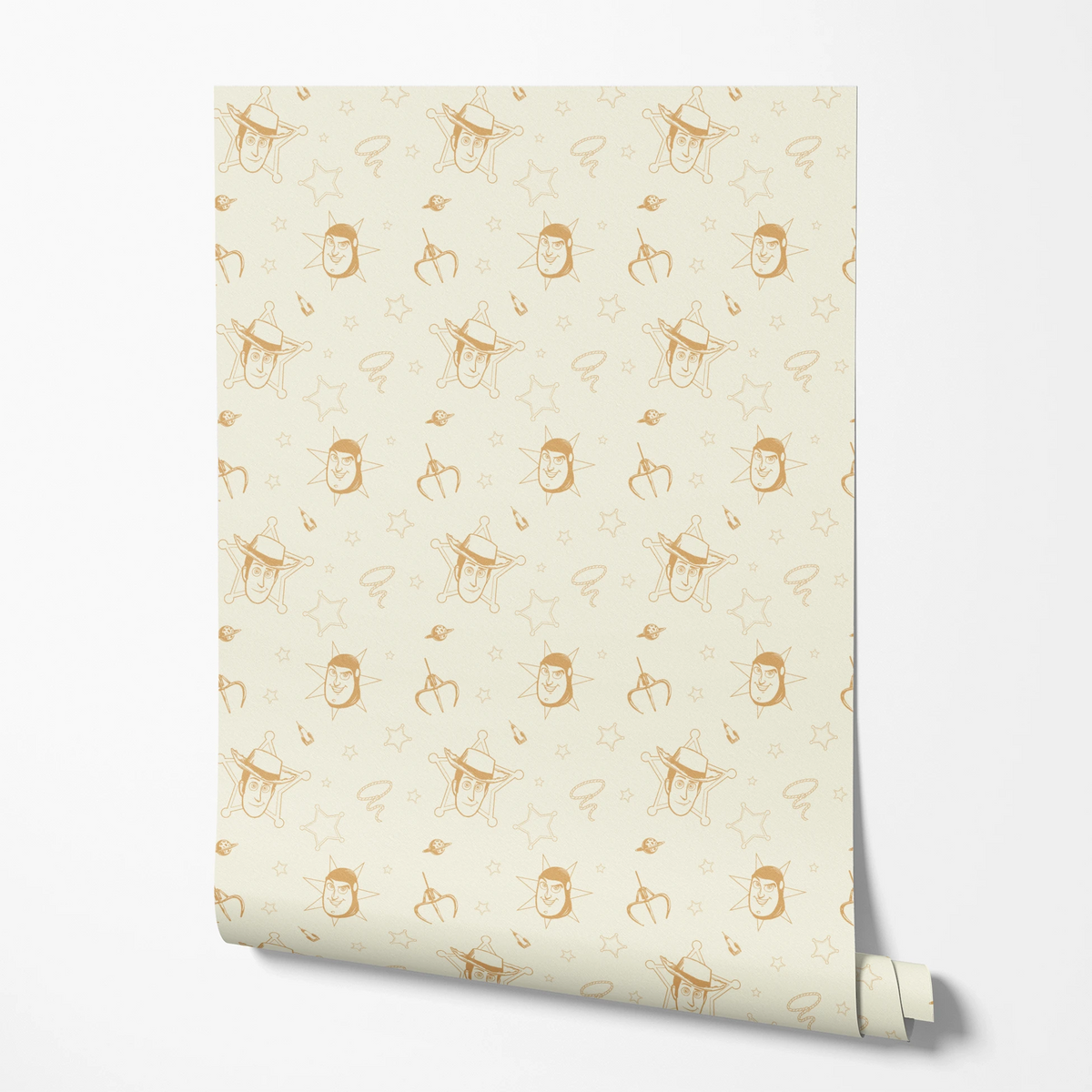Disney and Pixar Toy Story Infinity on Yellow Wallpaper